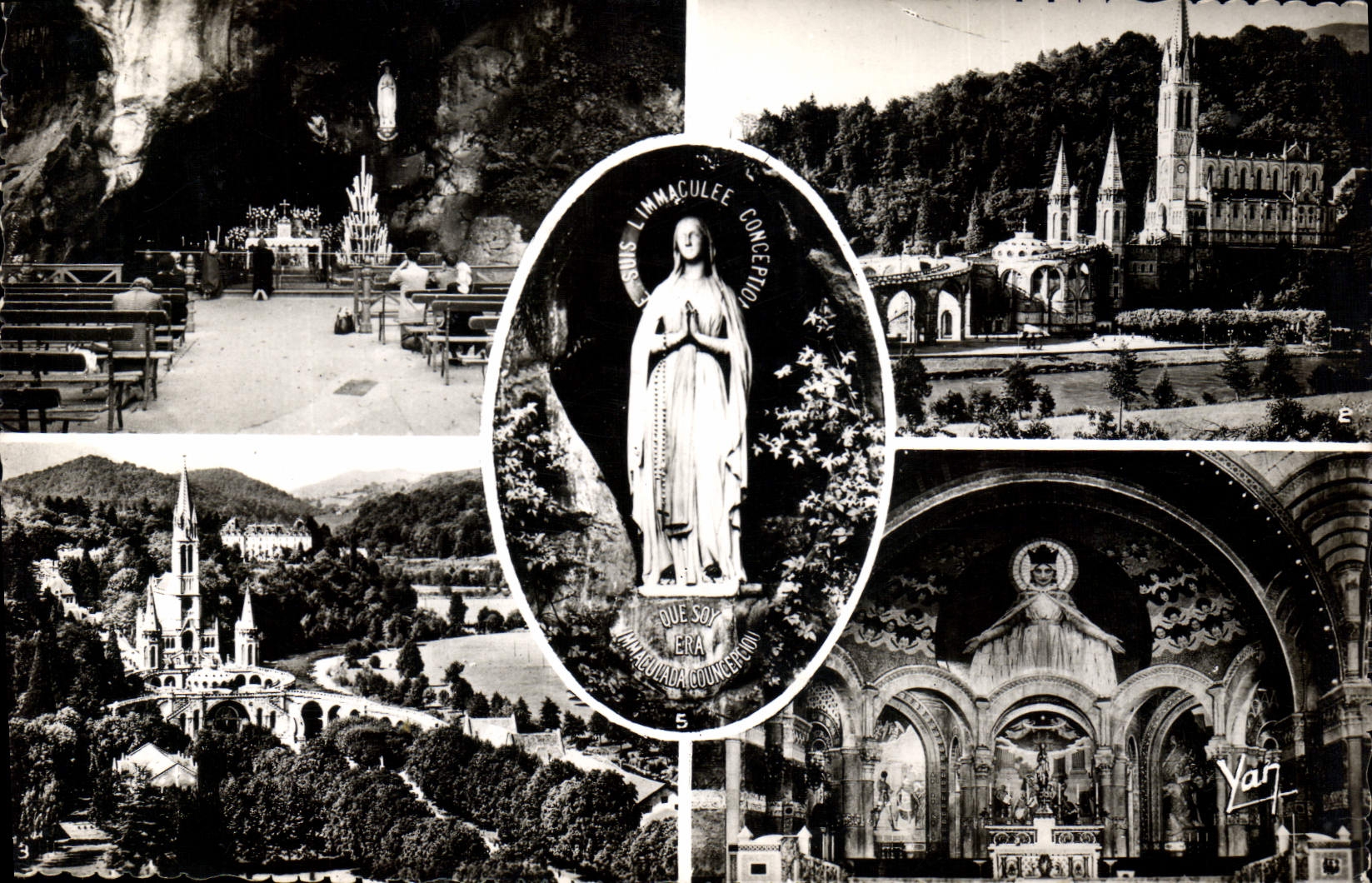 CPA Souvenir des Sanctuaires de Lourdes 