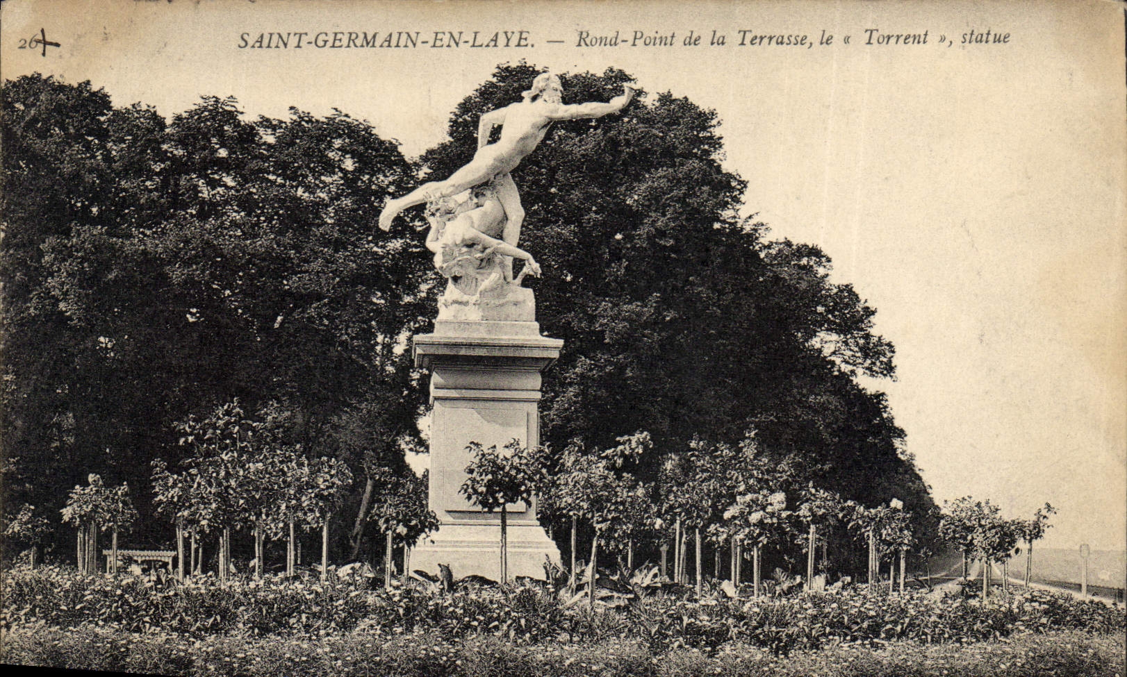 CPA Saint Germain en Laye Rond Point de la Terrasse 