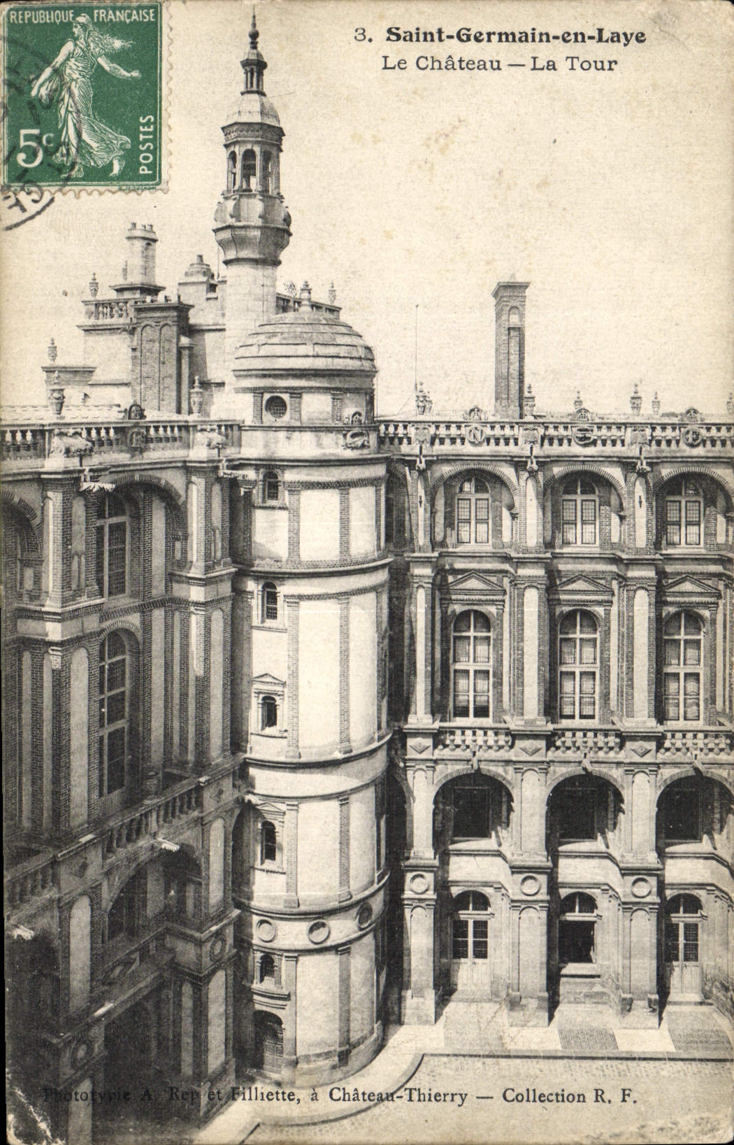 CPA Saint Germain en Laye Le Chateau La Tour 
