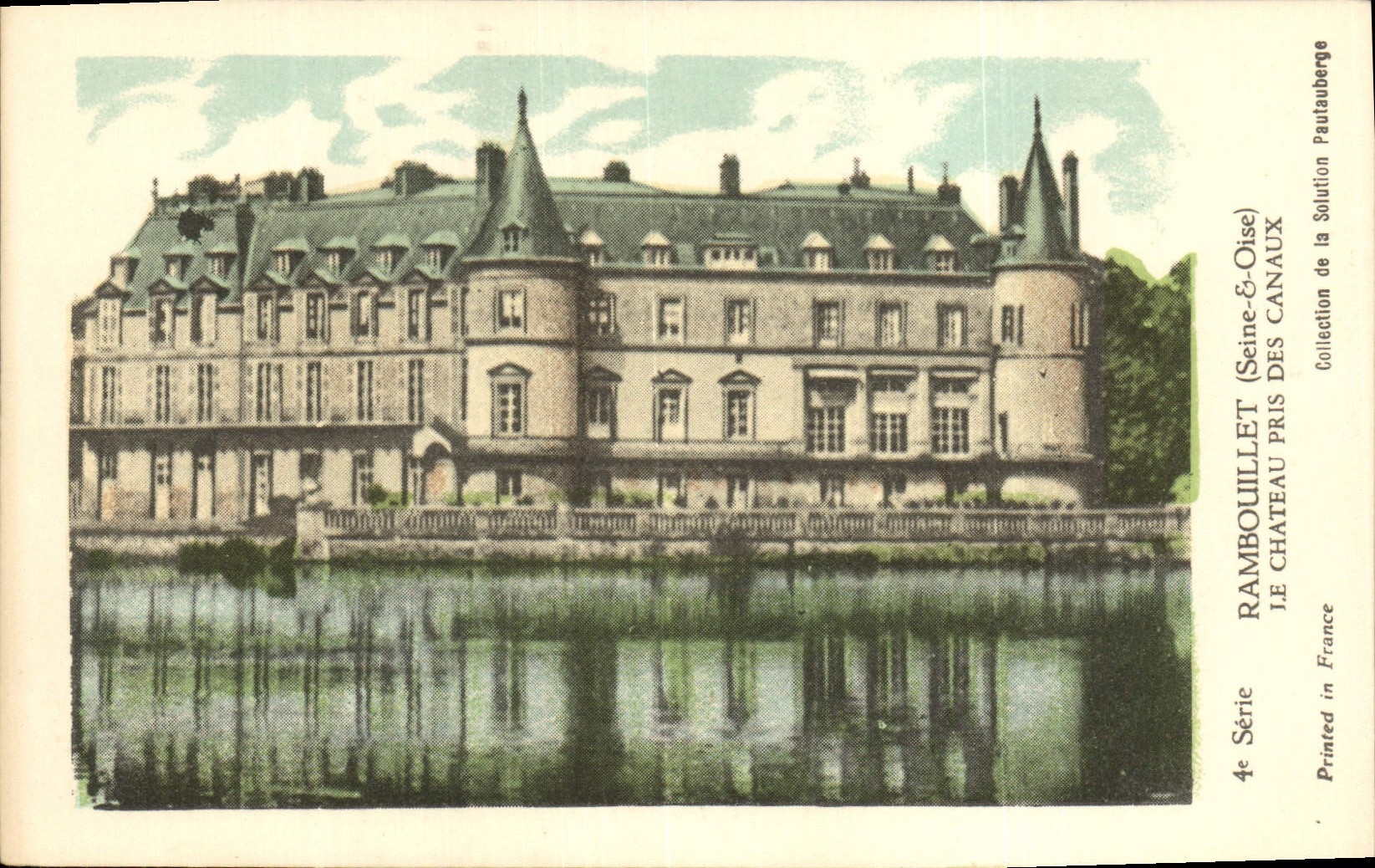 CPA Rambouillet Le Chateau pris des Caneux