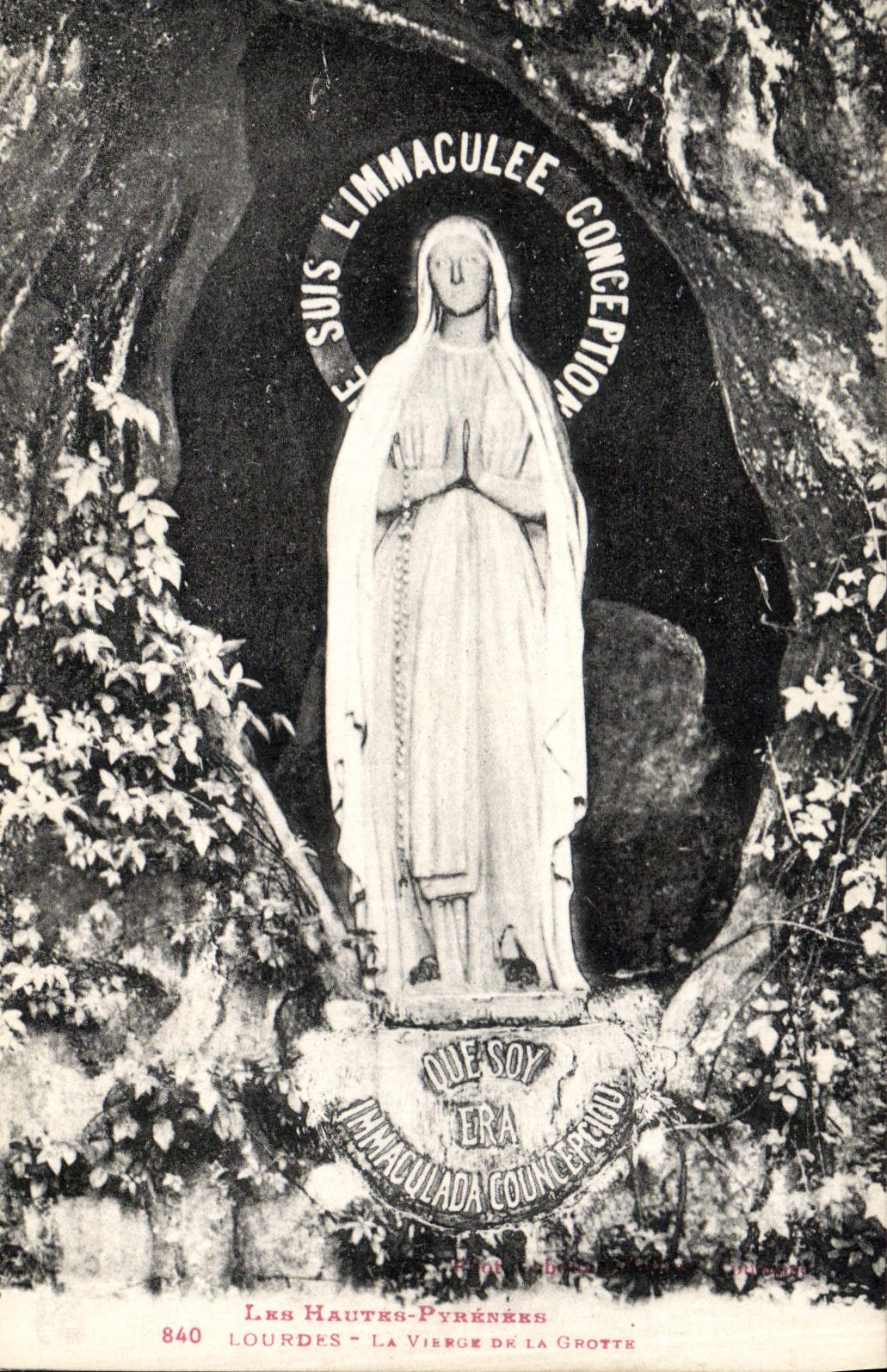 CPA Lourdes Le Vierge de la Grotte 
