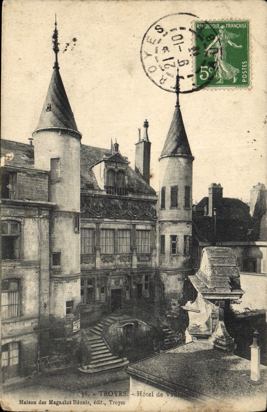 CPA Troyes Hotel de Vauluisant