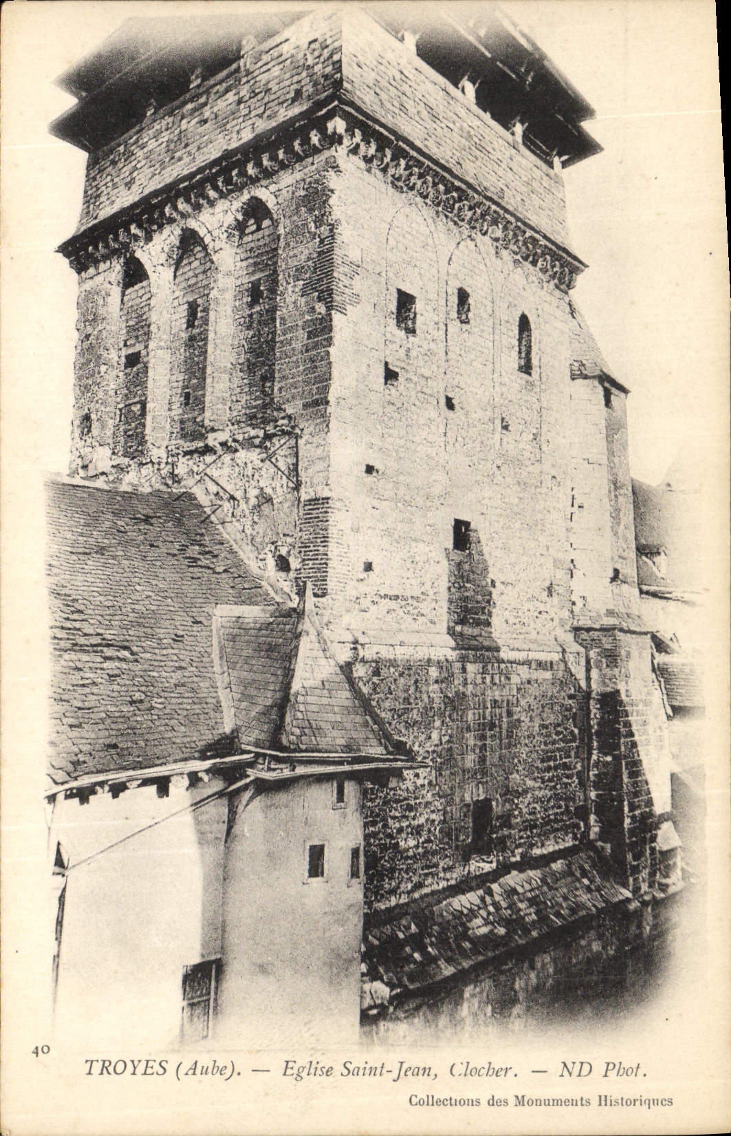 CPA Troyes Aube Eglise Saint Jean 
