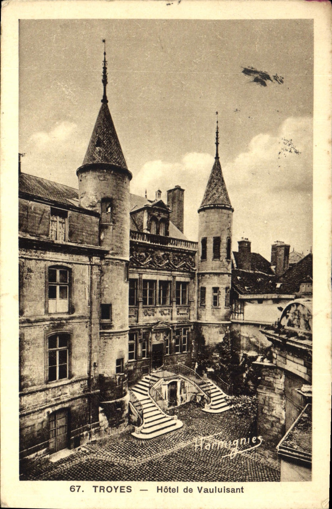 CPA Troyes Hotel de Vauluisant 