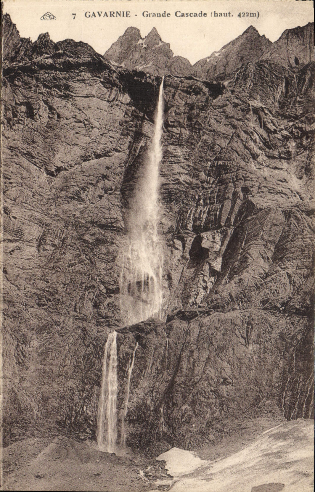 CPA Gavarnie Grande Cascade 