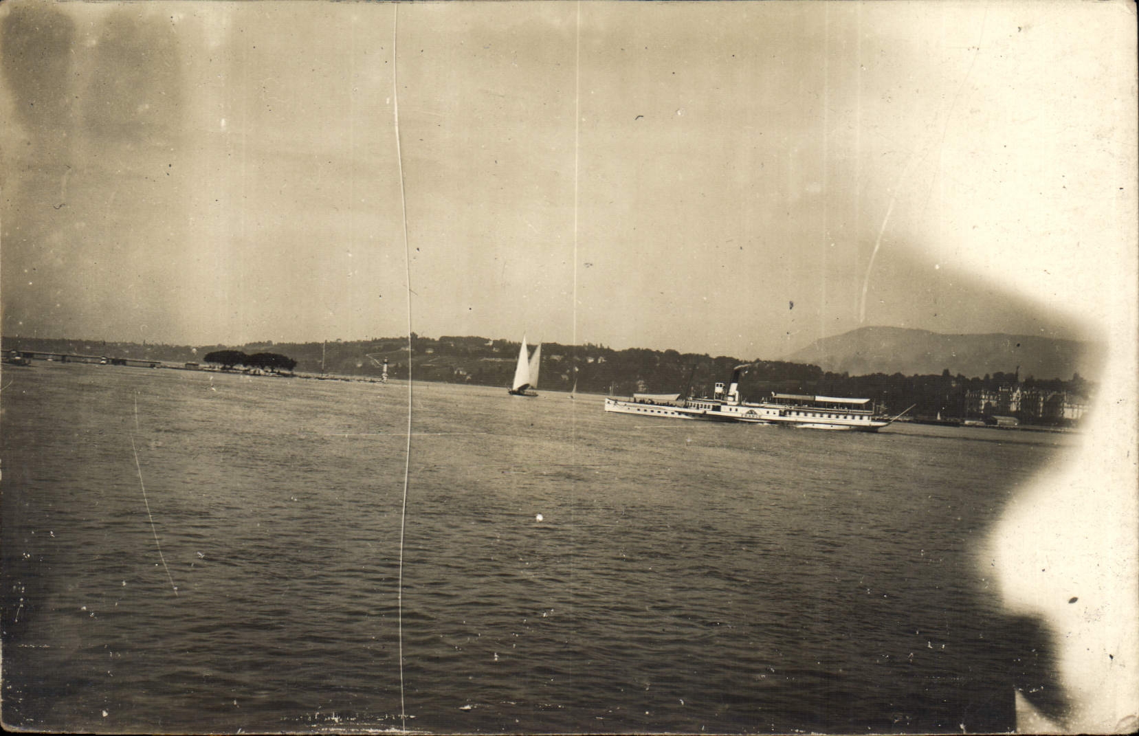 CARTE PHOTO Bateau