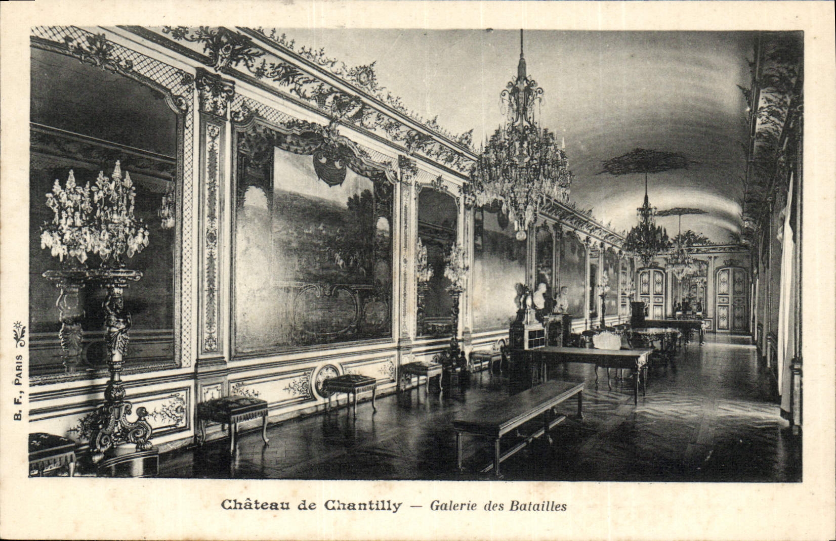 CPA Chateau de Chantilly Galerie des Batailles 