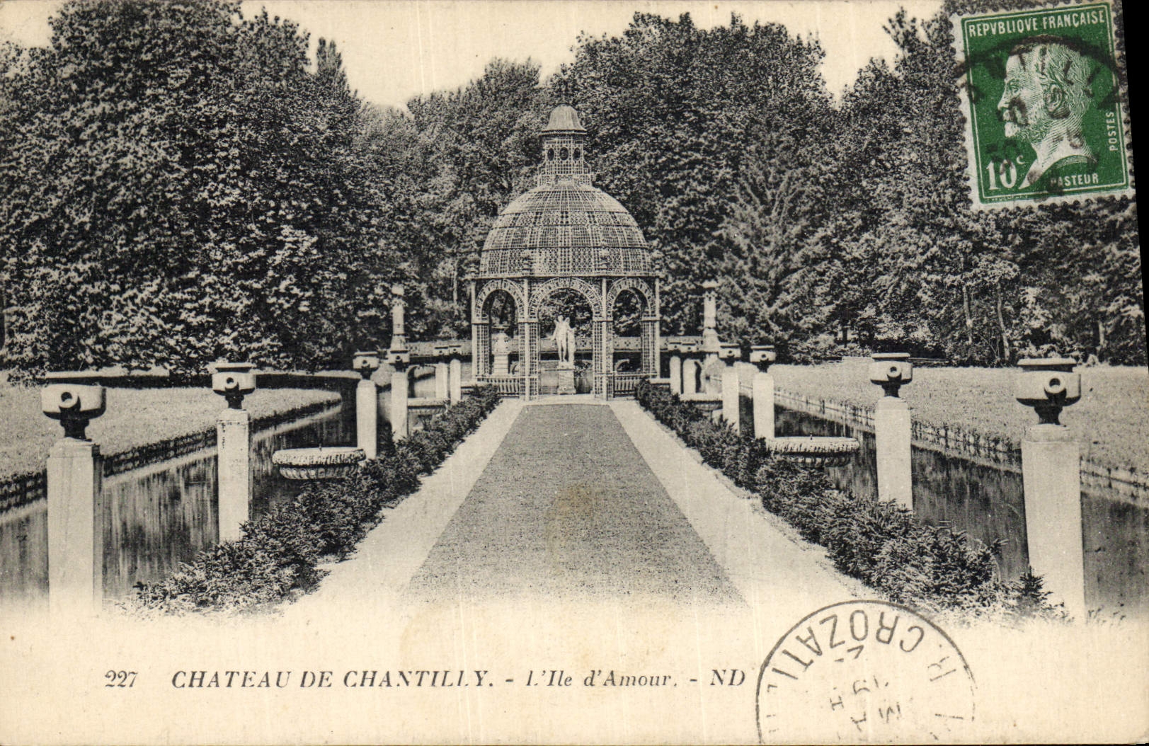 CPA Chateau de Chantilly L'lle d'Amour