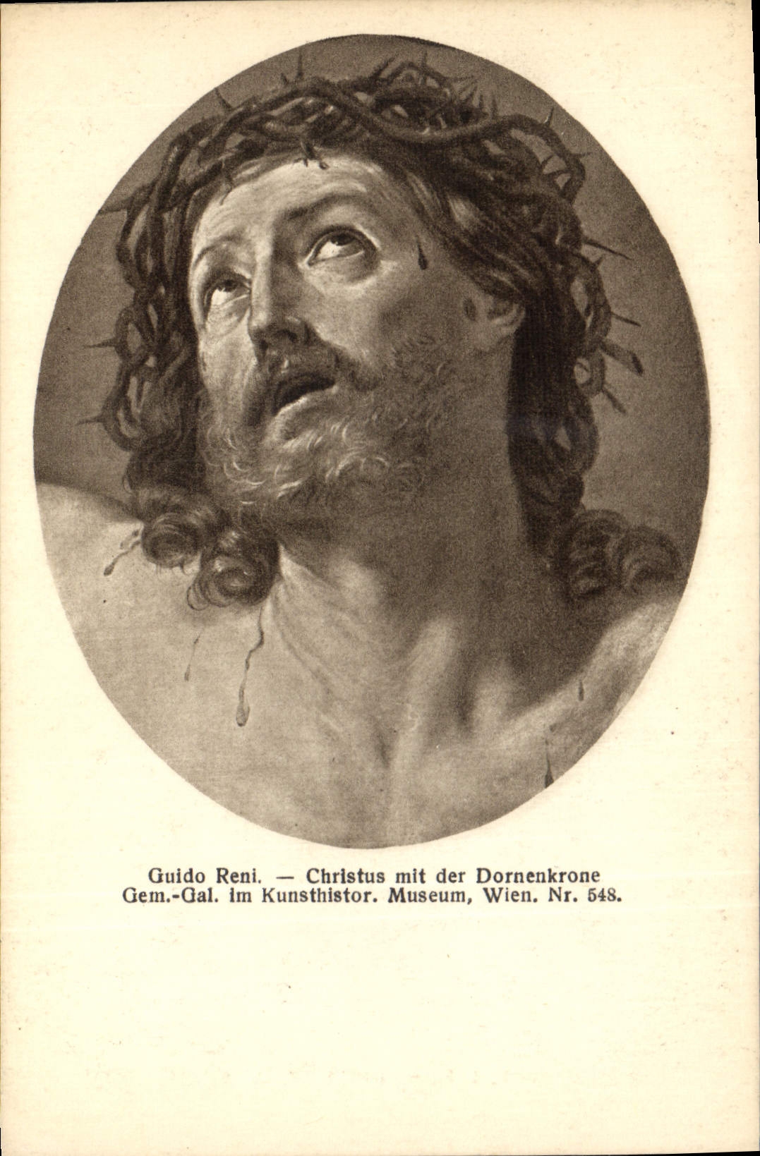 CPA Guido Reni Christus mit der Dornenkrone 