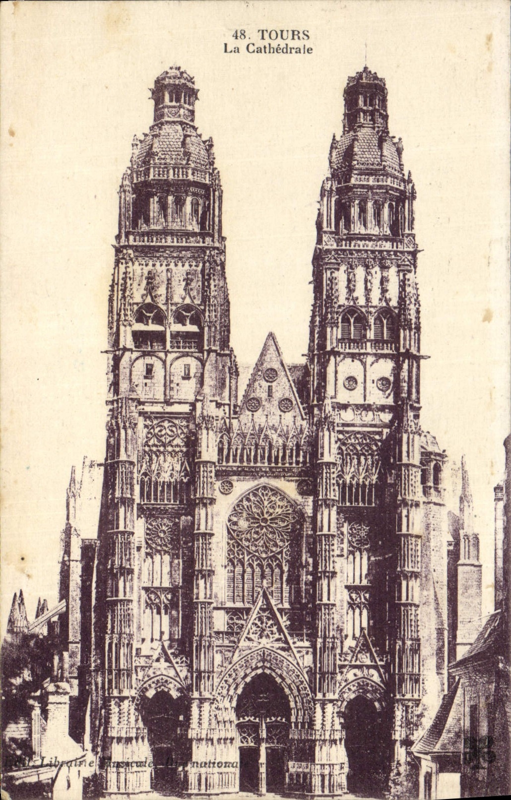 CPA Tours La Cathedrale 