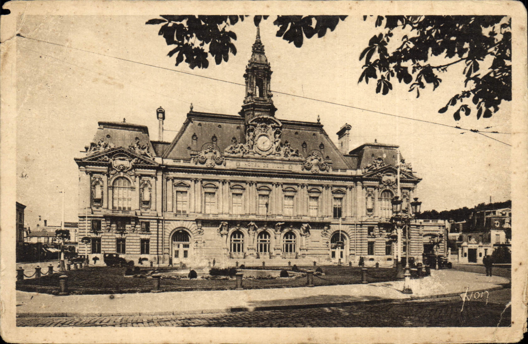 CPA Tours Indre et Loire L'Hotel de Ville 