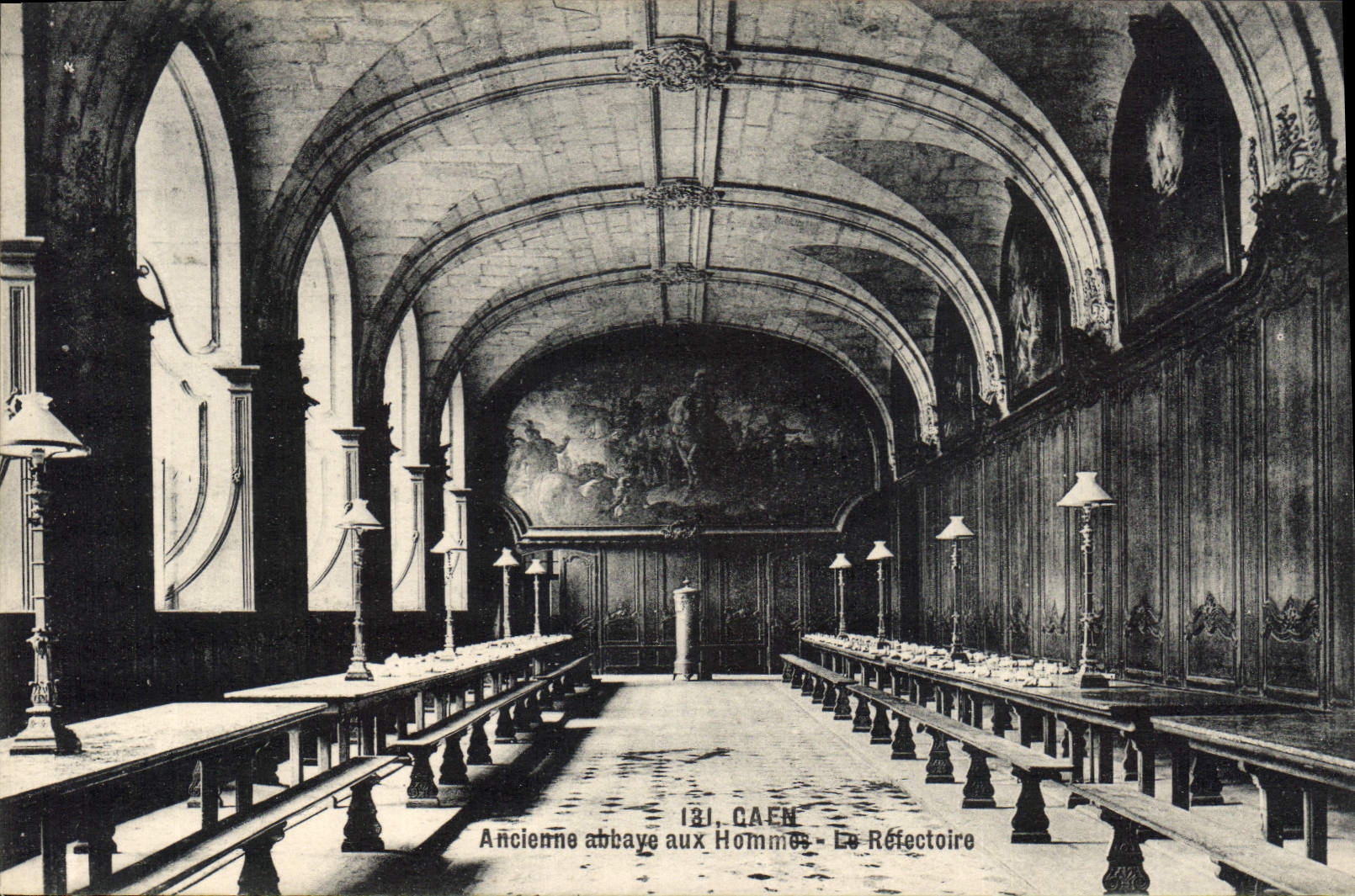CPA Caen Ancienne abbaye aux Hommes Le Refectoire