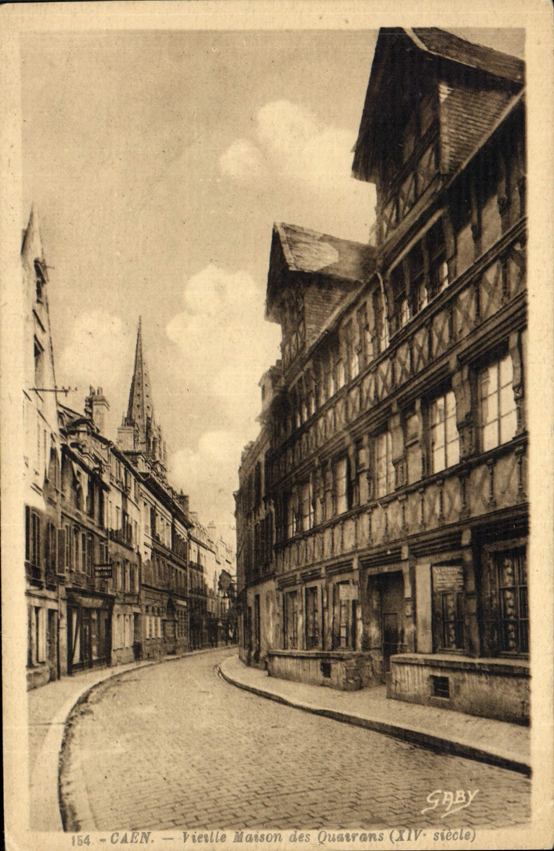 CPA Caen Freslie Maison des Quatrans 