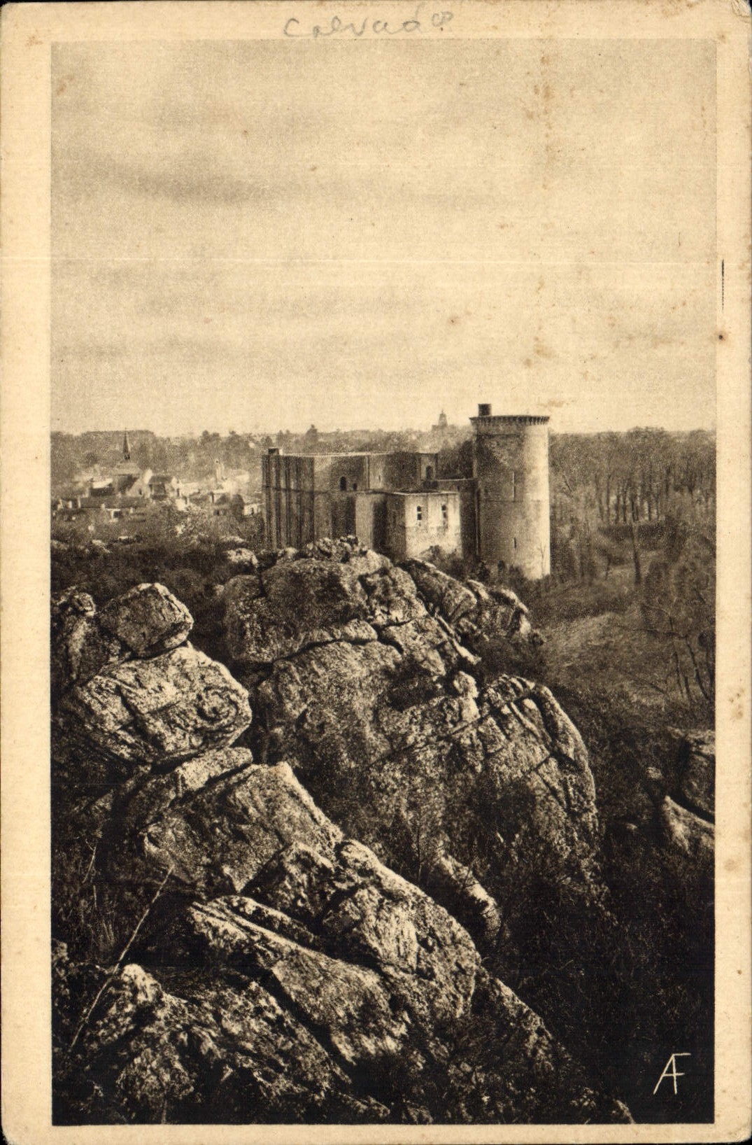 CPA Falaise Le Chateau de Guillaume le Conquerant 