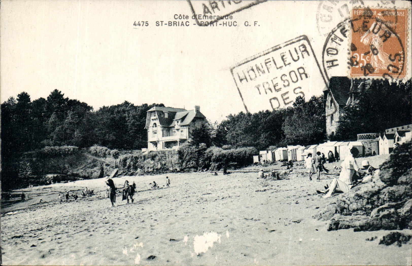 CPA Cote d'Emerande St Briac Port Huc