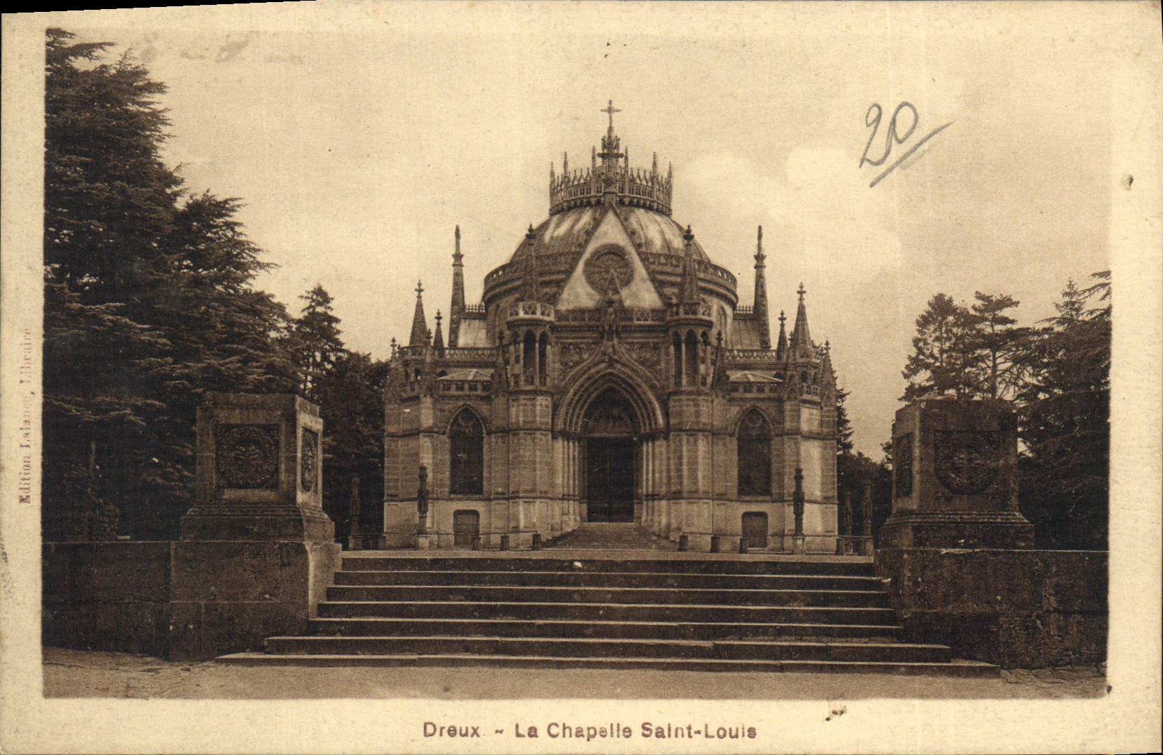 CPA Dreux la Chapelle Saint Louis 