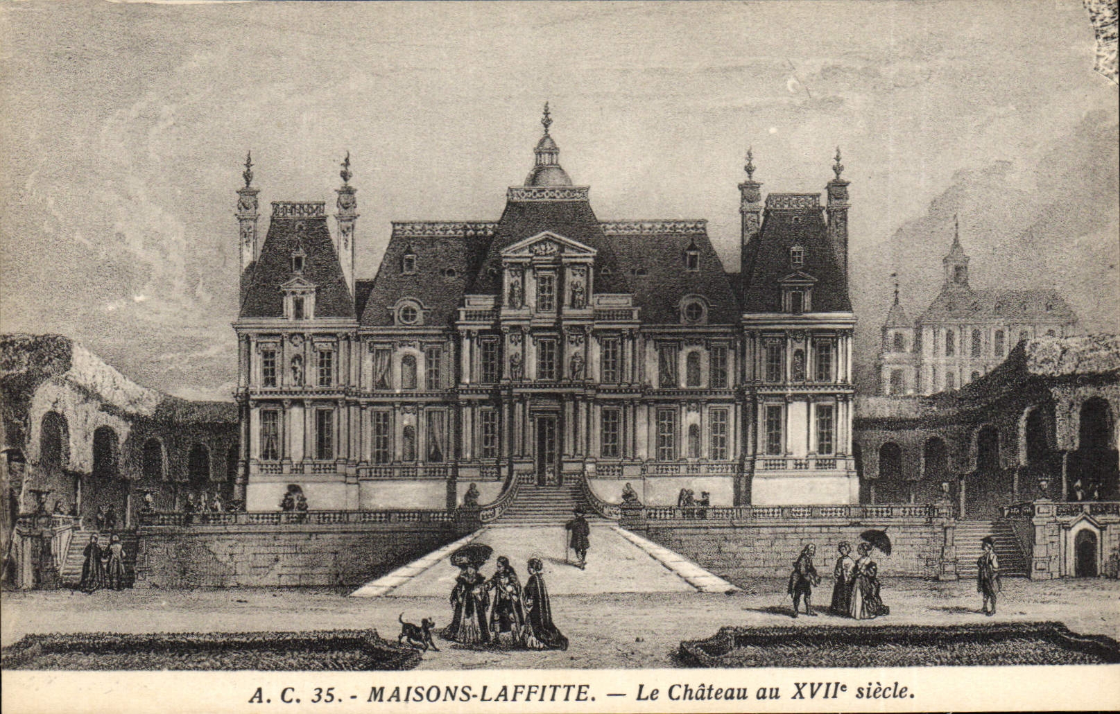 CPA Maisons Laffitte le Chateau au XVII siecle