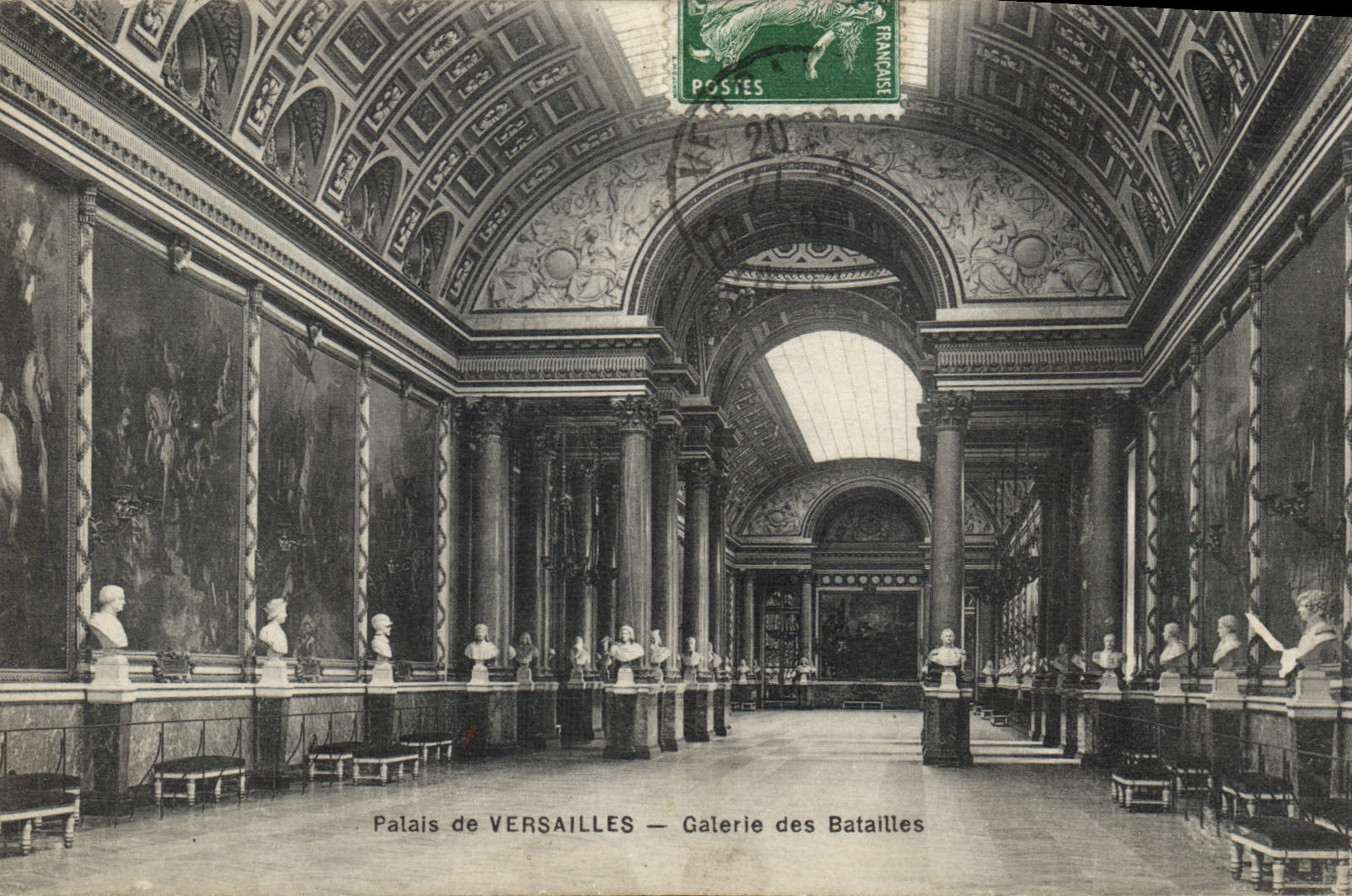 CPA Palais de Versailles Galerie des Batailles 