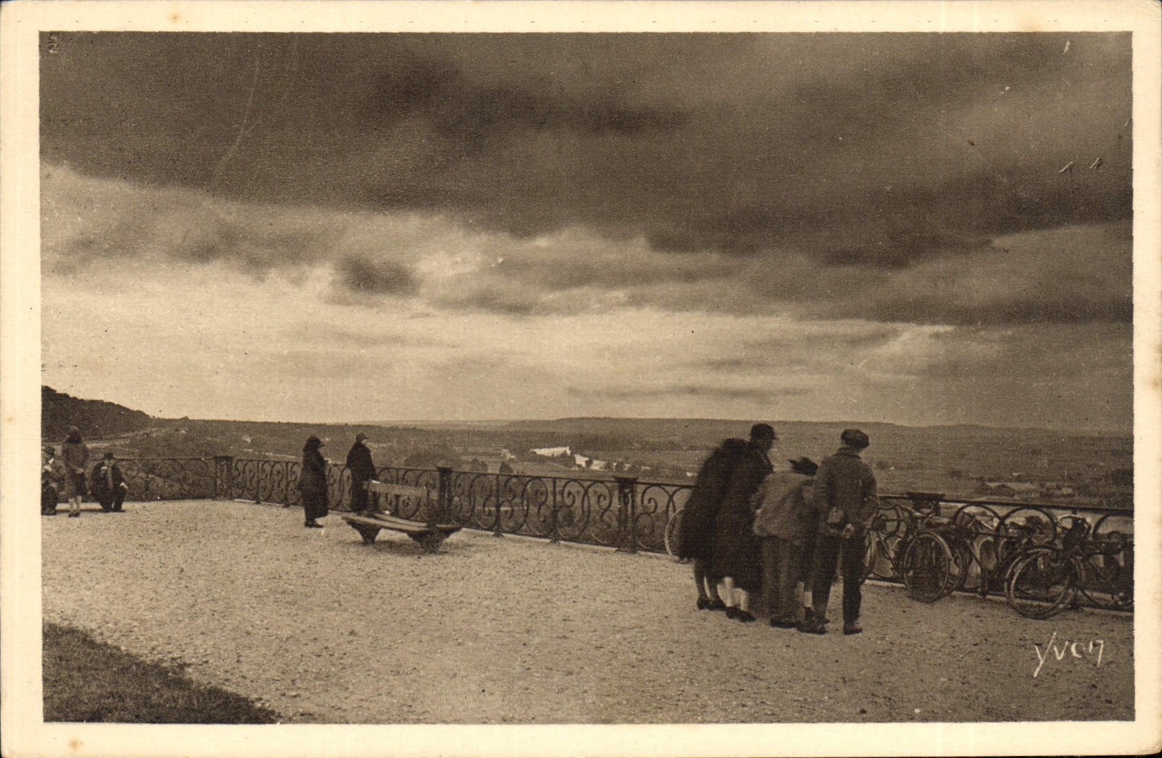 CPA St Germain en Laye S et O la Terrasse