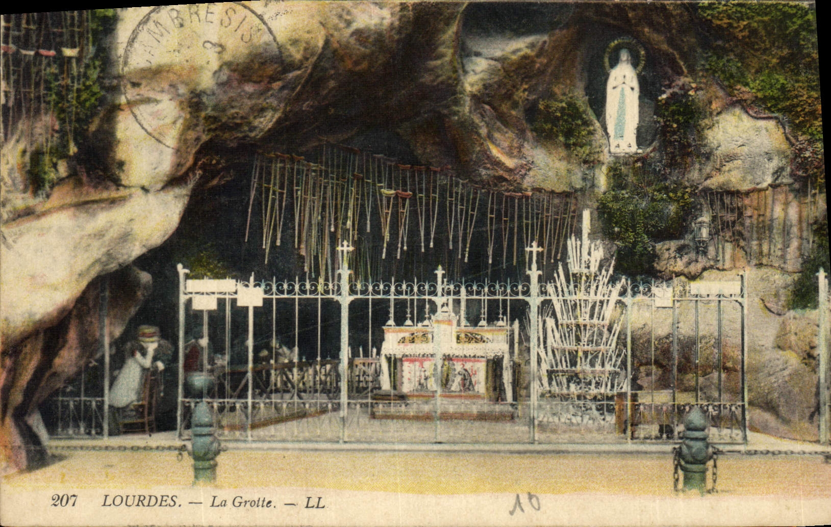 CPA Lourdes la Grotte 