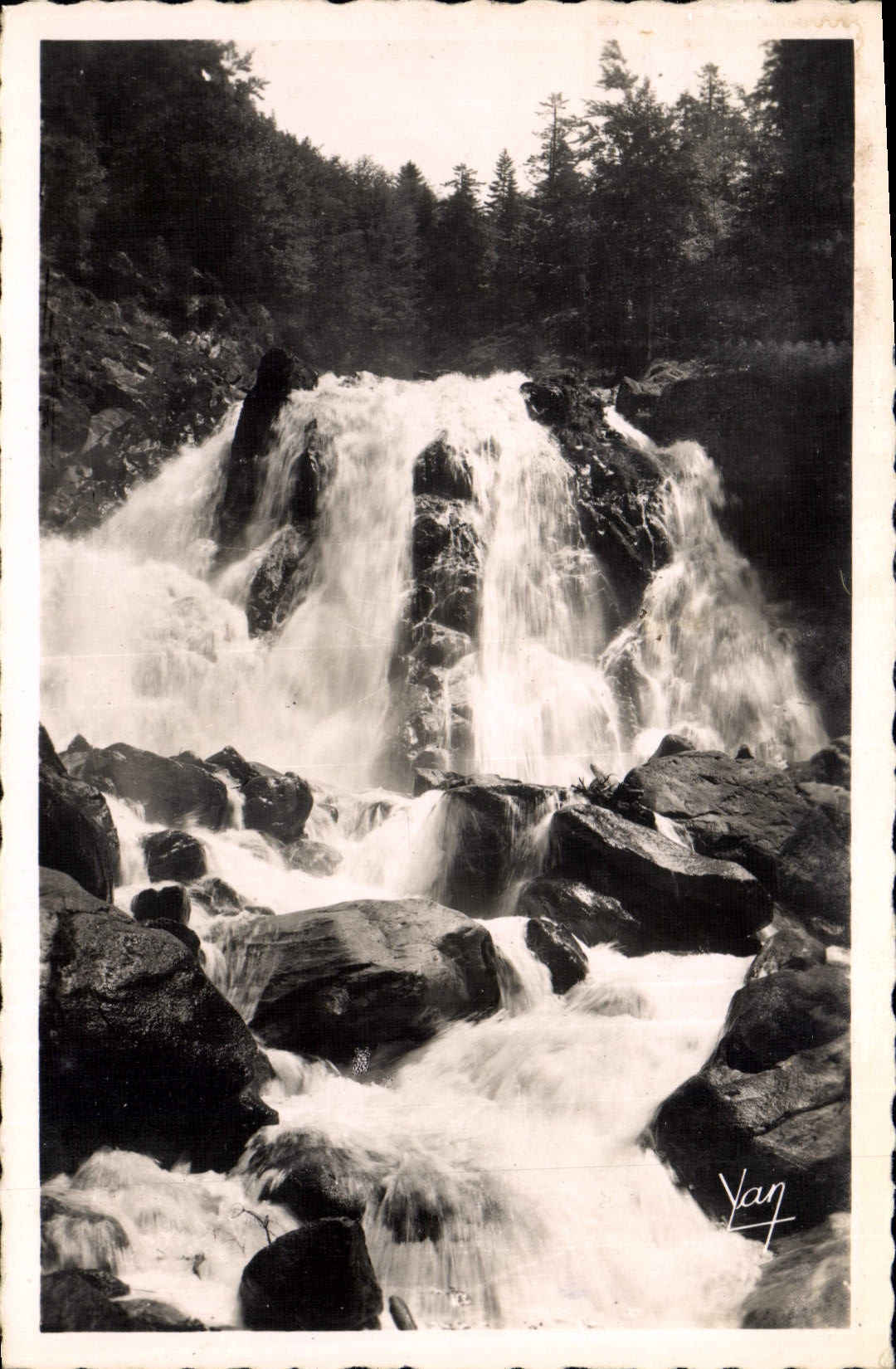 CPA Cauterets Cascade du Lutour 