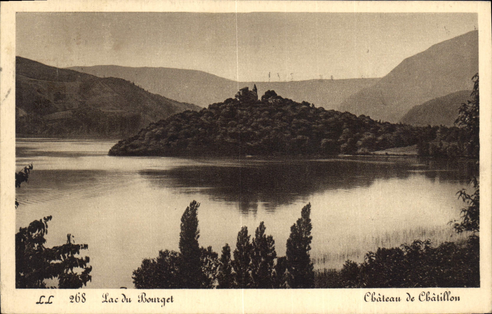 CPA Lac du Bourget Chateau de Chatillon 