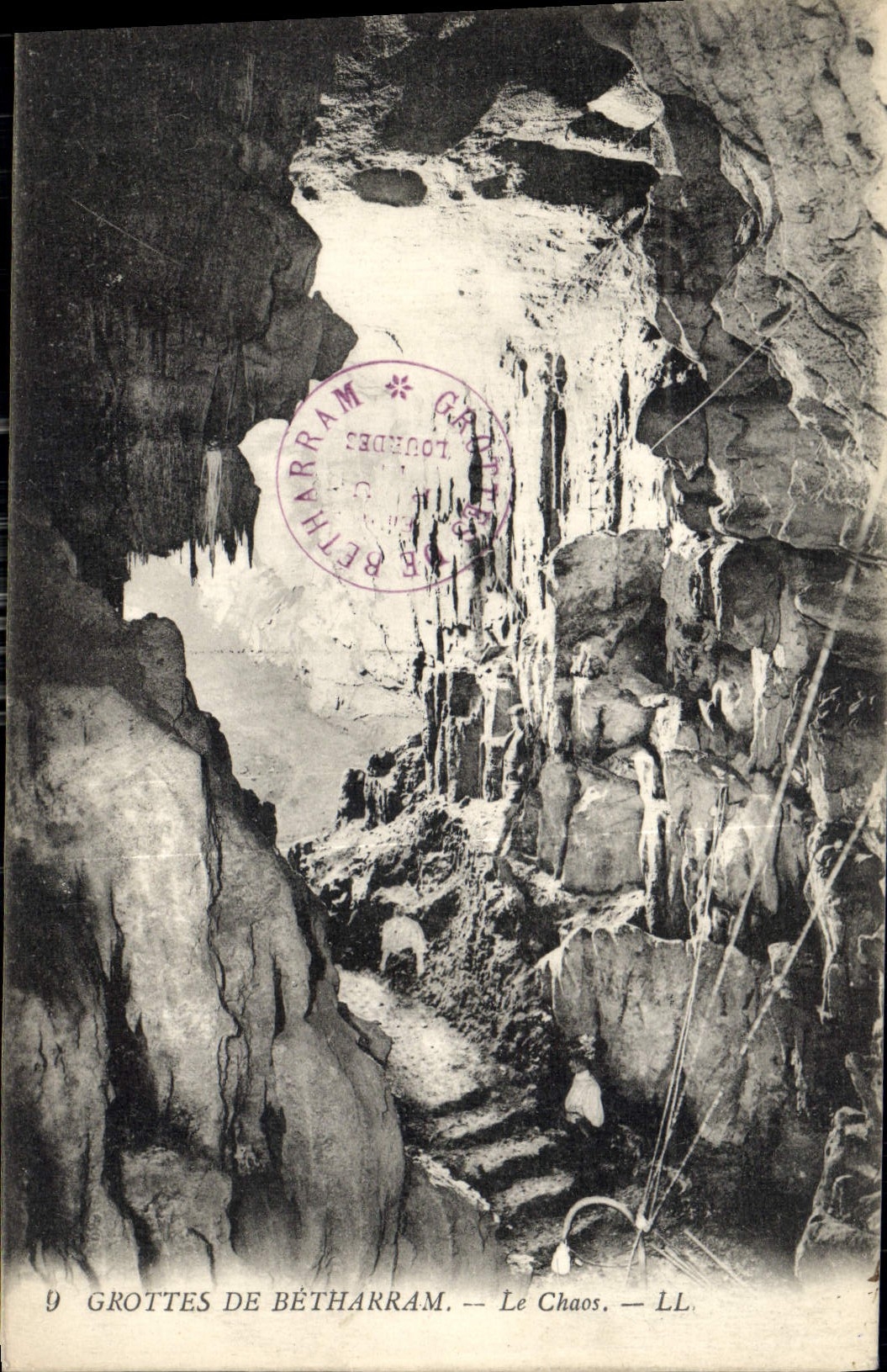 CPA Grottes de Betharram le Chaos 