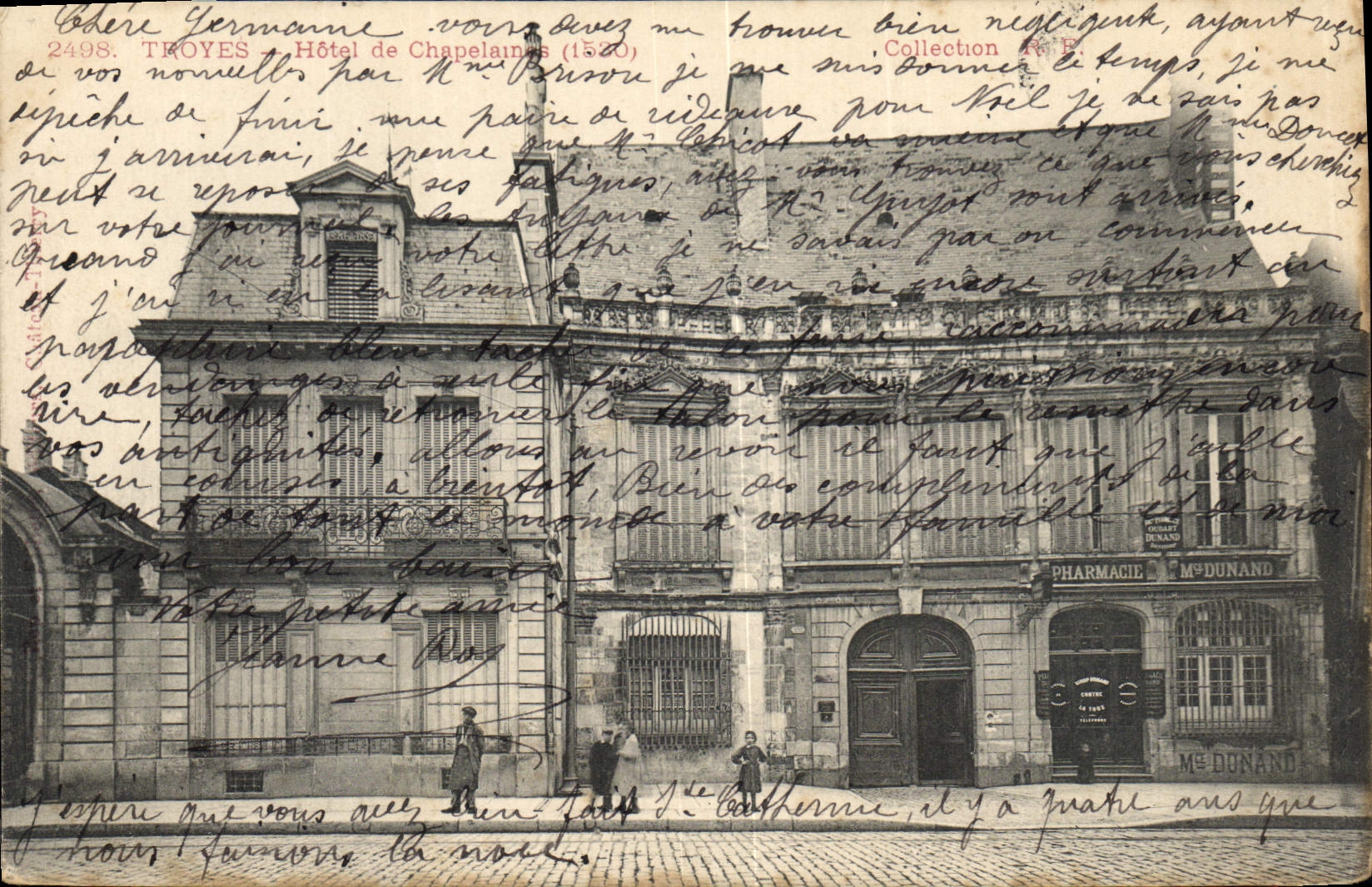 CPA Troyes Hotel de Chapelaines  Pharmacie Dunand
