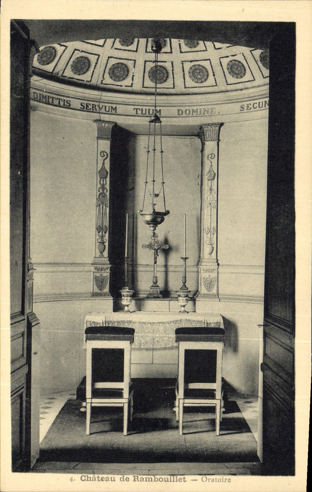 CPA Chateau de Rambouillet Oratoire 