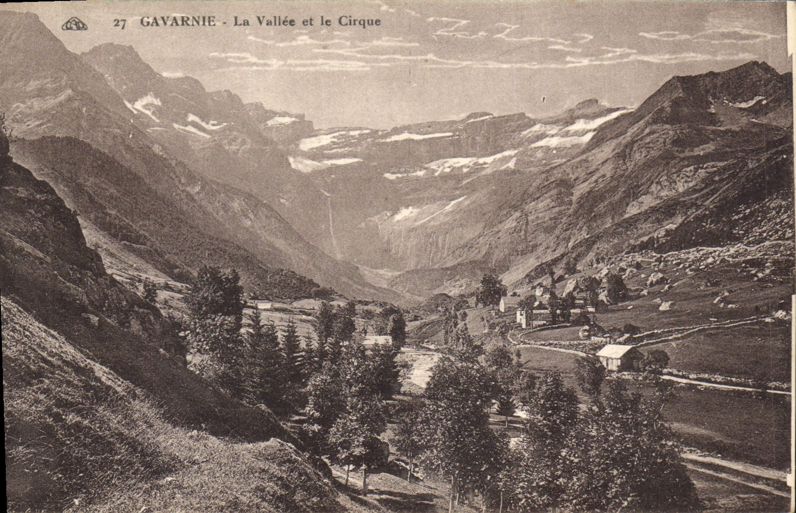 CPA Gavarnie La Valle et le Cirque 