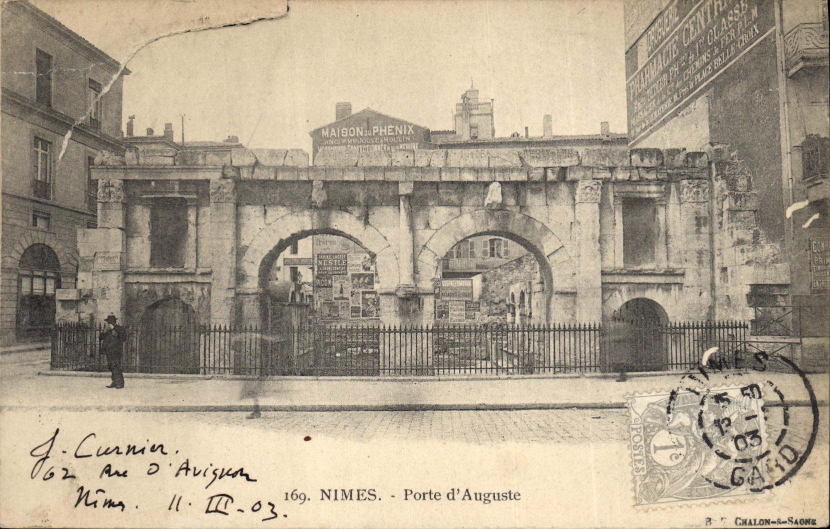 CPA Nimes Porte d'Auguste 