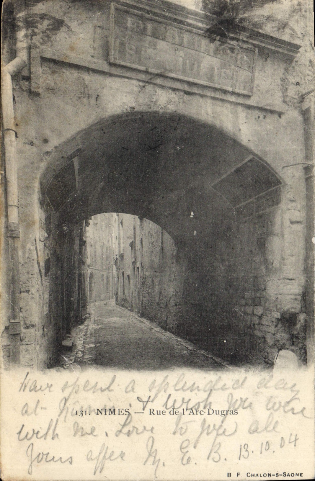 CPA Nimes Rue de l'Arc Dugras 