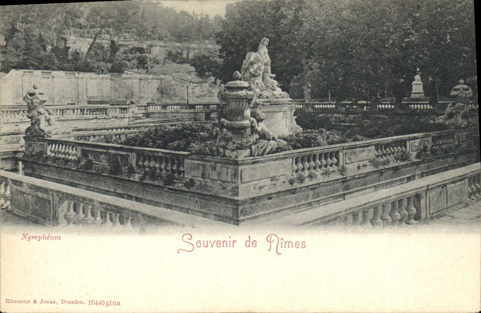 CPA Souvenir de Nimes 