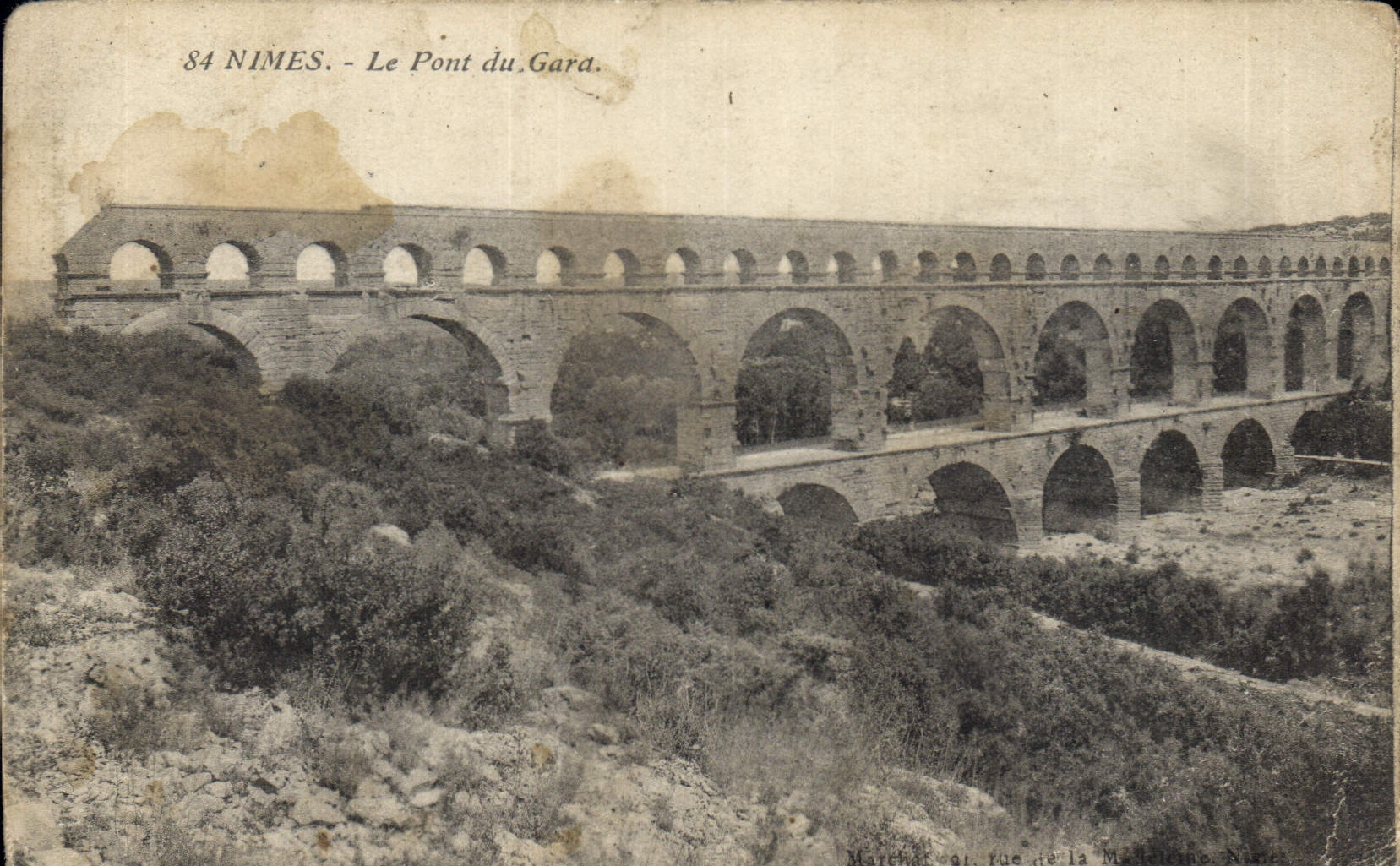 CPA Nimes Le Pont du Gard 