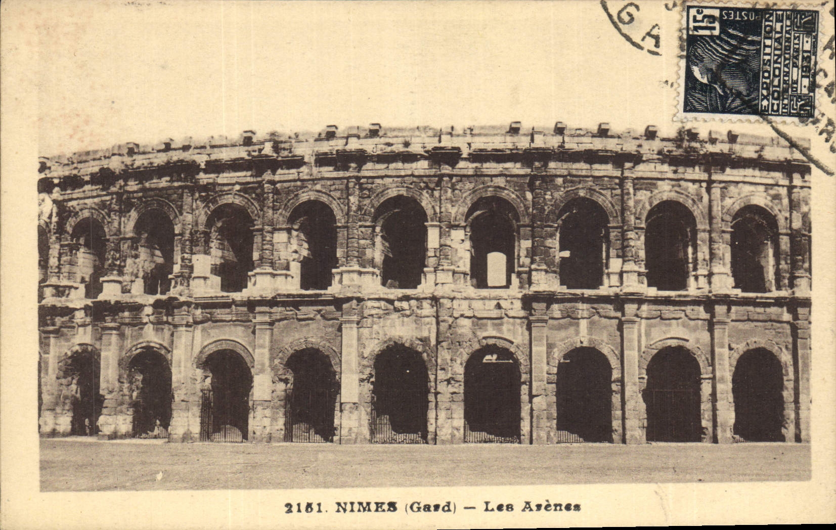 CPA Nimes Gard Les Arenes 