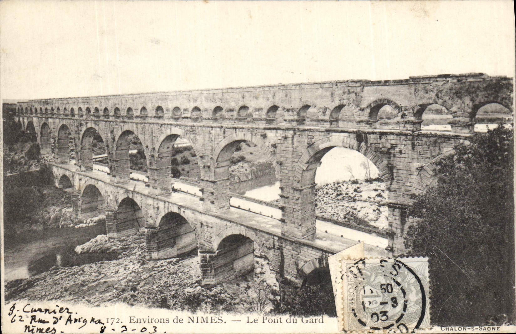 CPA Environs de Nimes Le Pont du Gard 