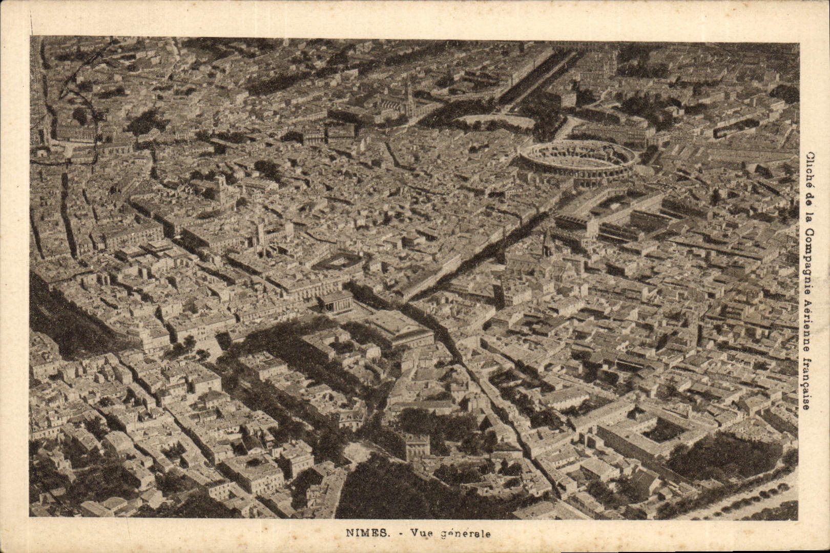 CPA Nimes Vue generale 