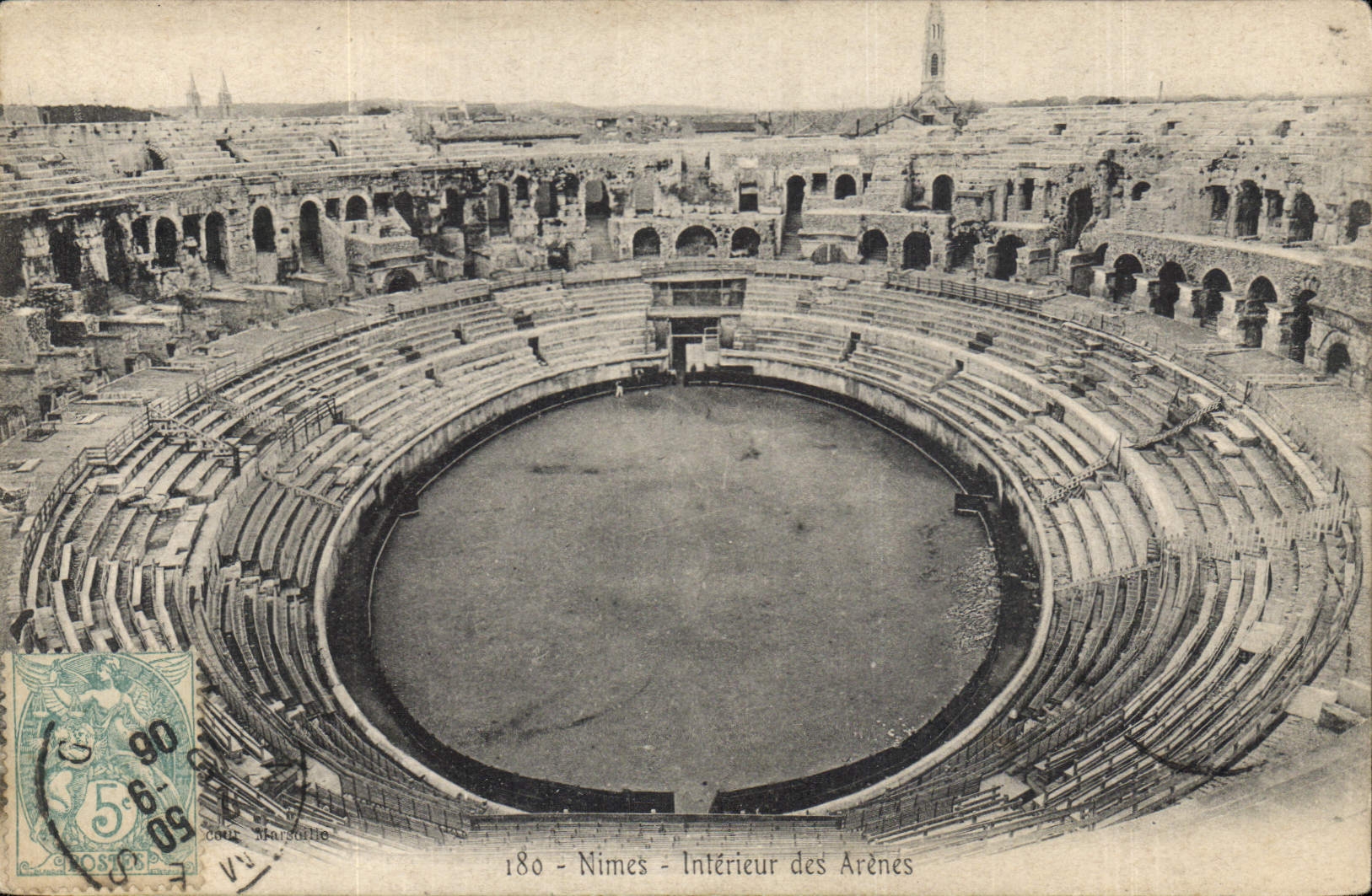 CPA Nimes Intereiur des Arenes 
