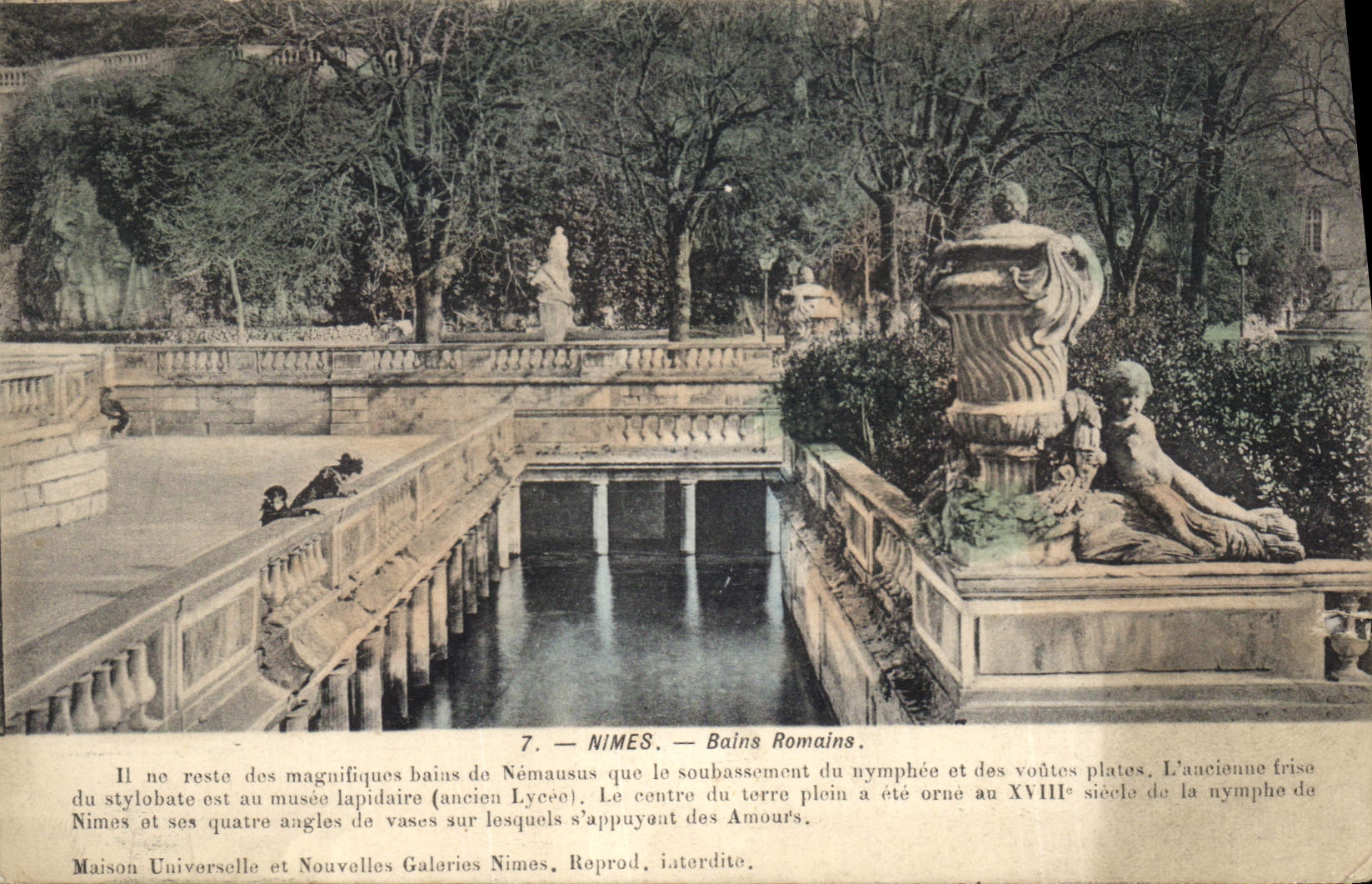 CPA Nimes Bains Romains 