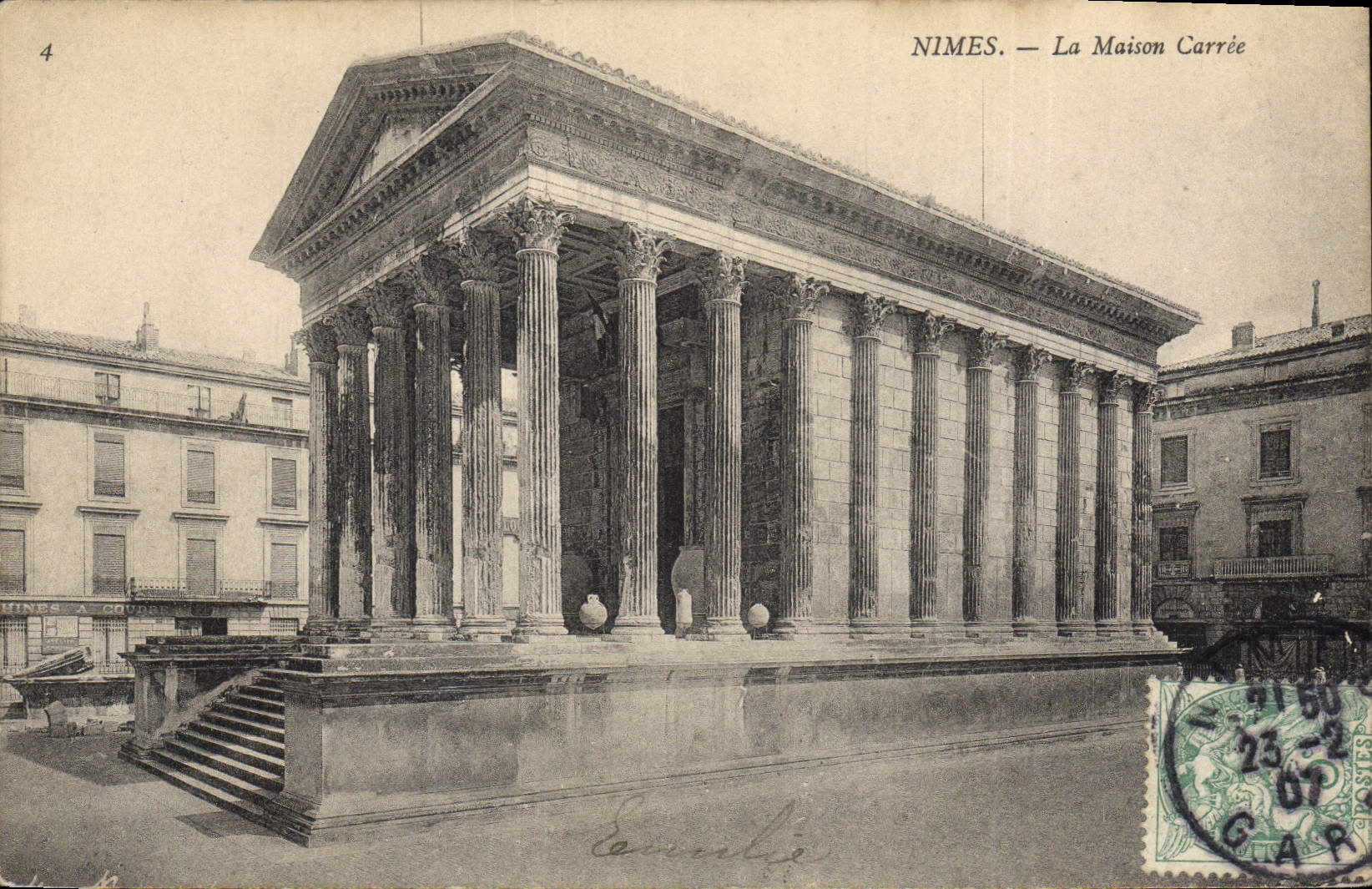 CPA Nimes La Maison Carree 