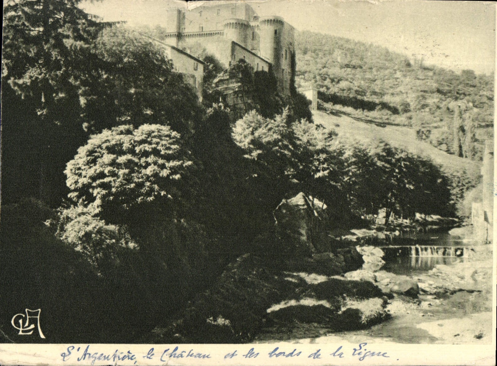 CPA Vals les Bains l'Argentiere le Chateau et les bords de la Ligue
