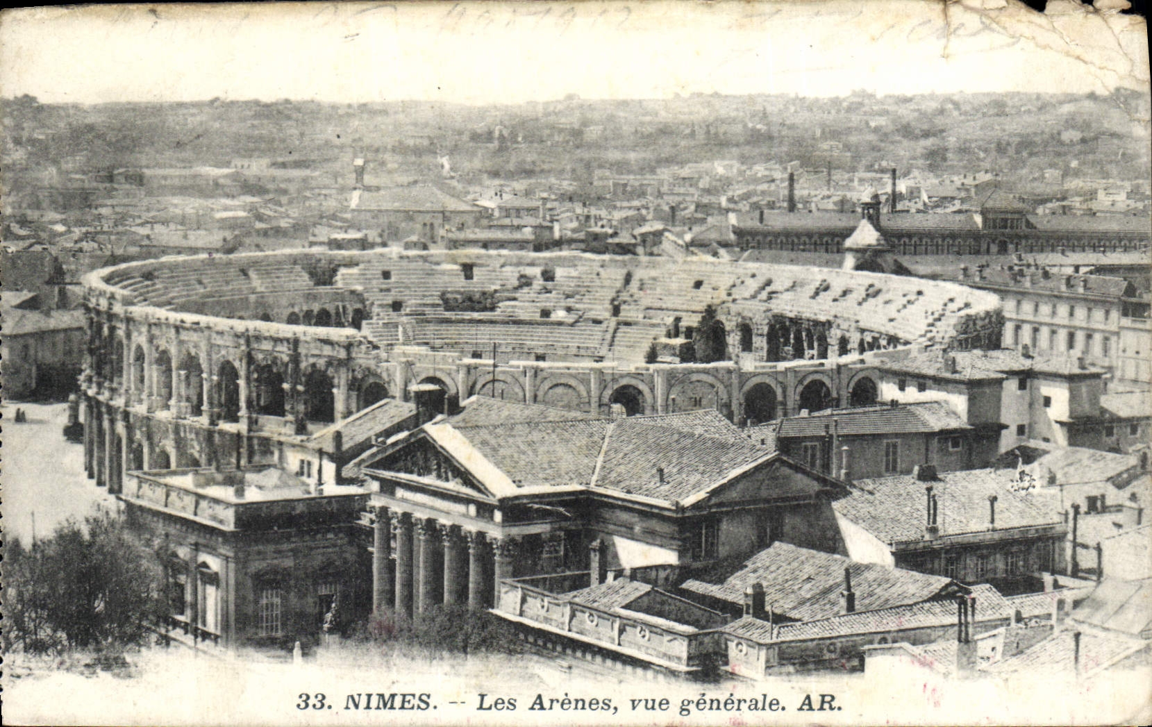 CPA Nimes les arenes vue generale