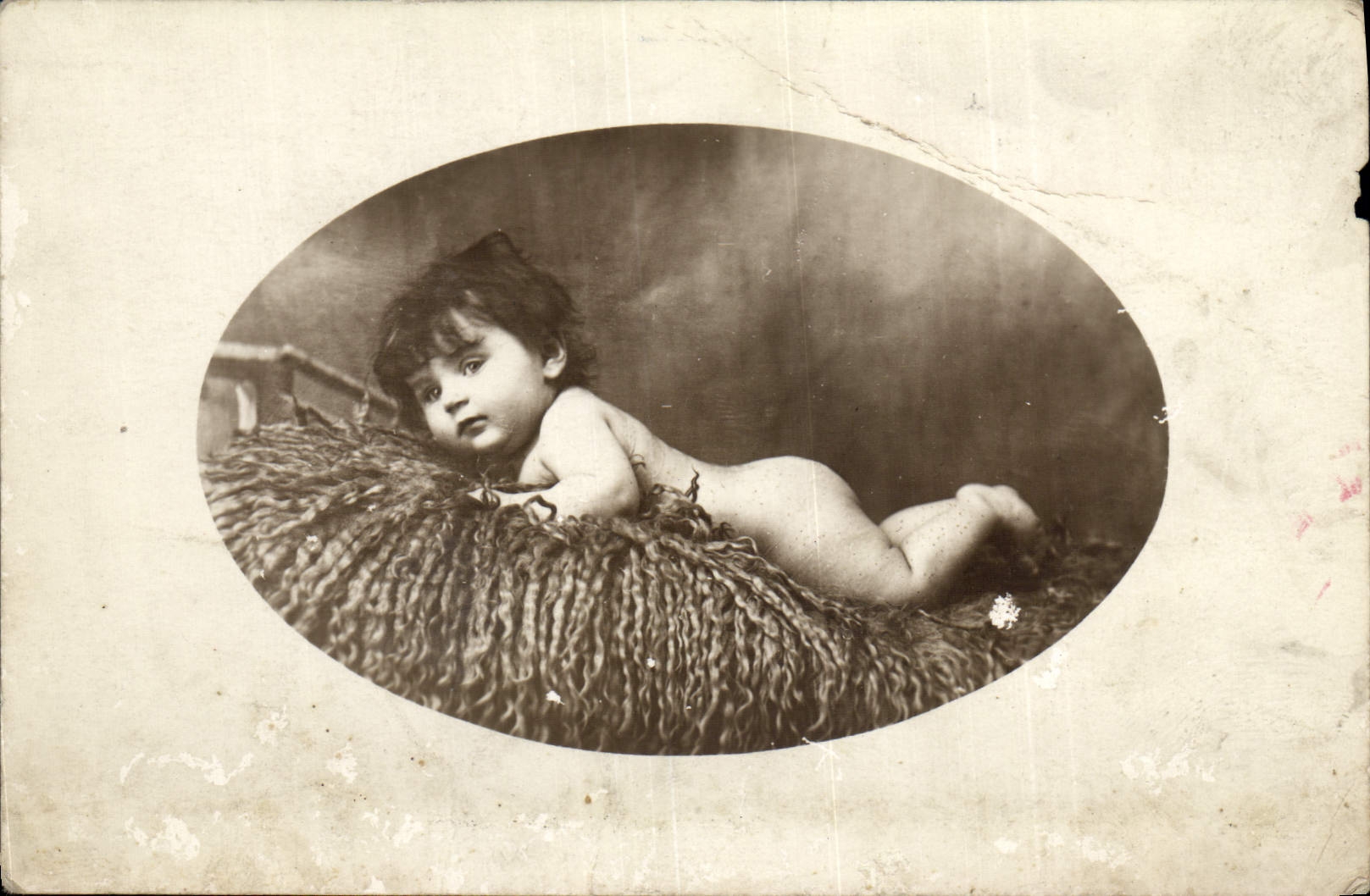 CARTE PHOTO Enfant Bebe