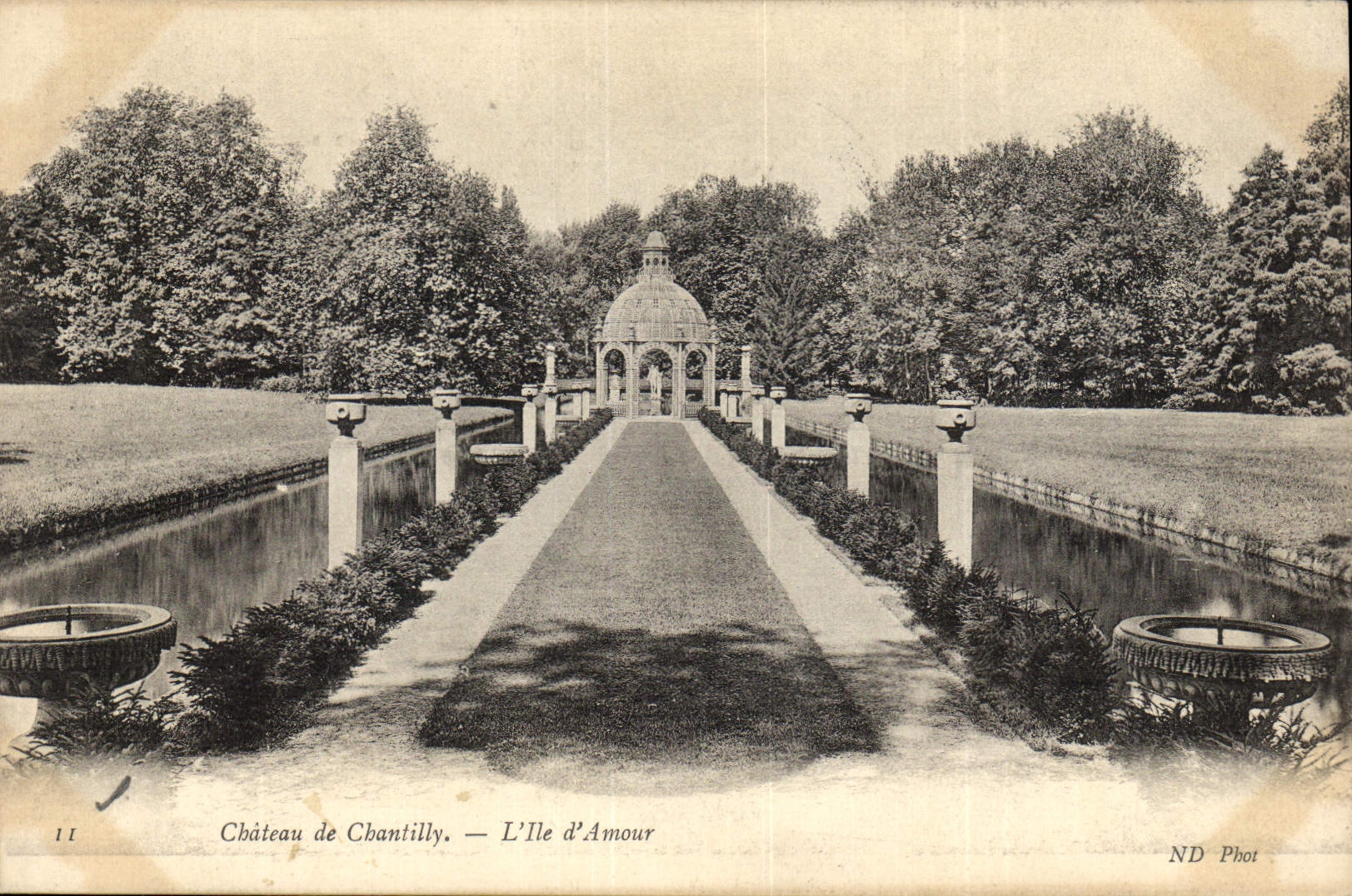 CPA Chateau de Chantilly l'Ile d'Amour 