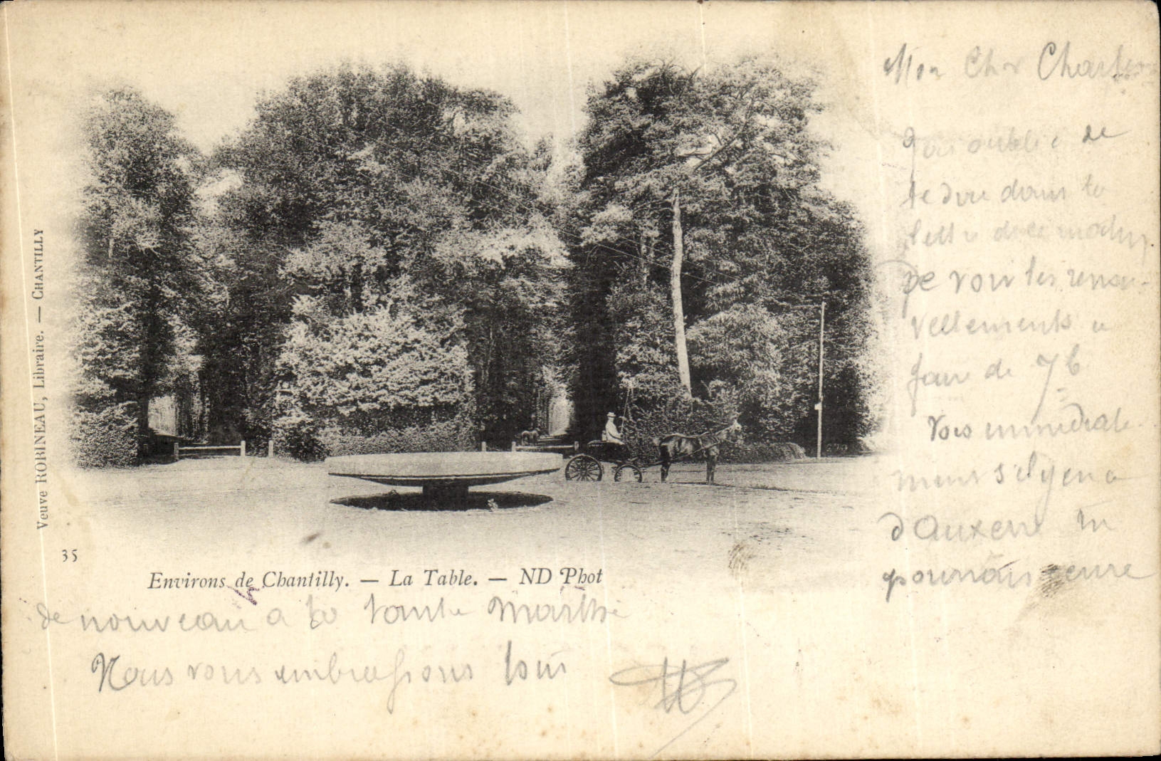 CPA Environs de Chantilly la Table 