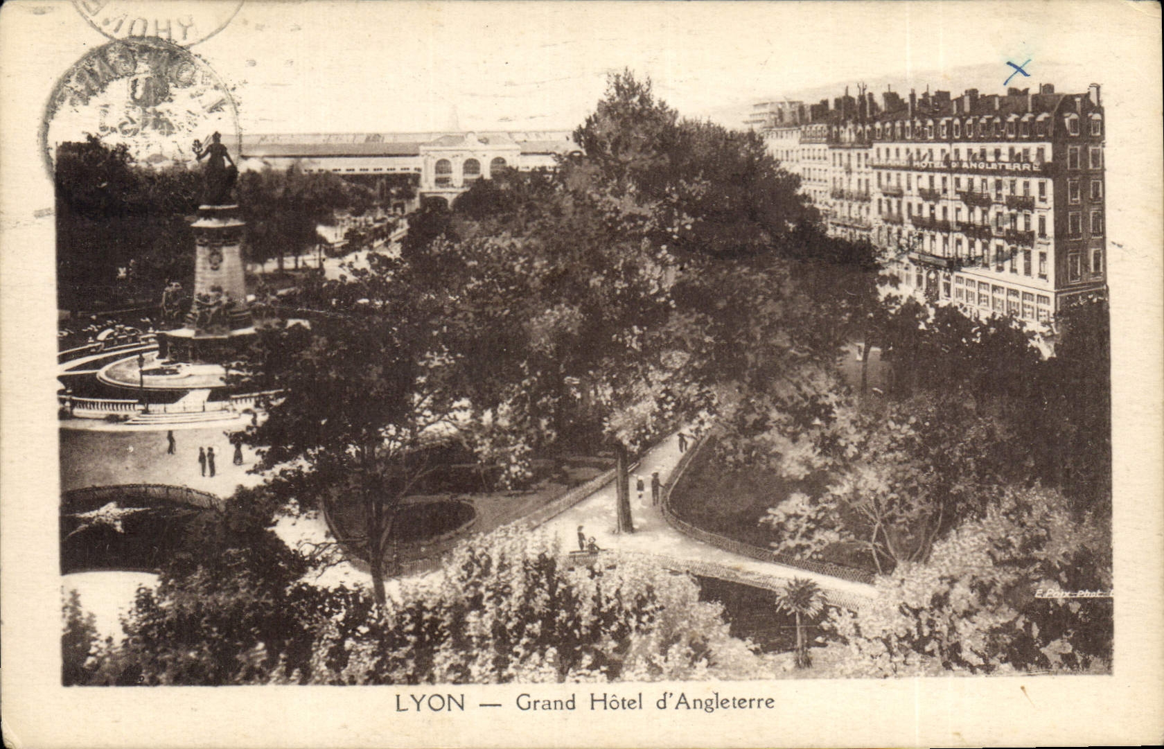 CPA Lyon Grand Hotel d'Angleterre 