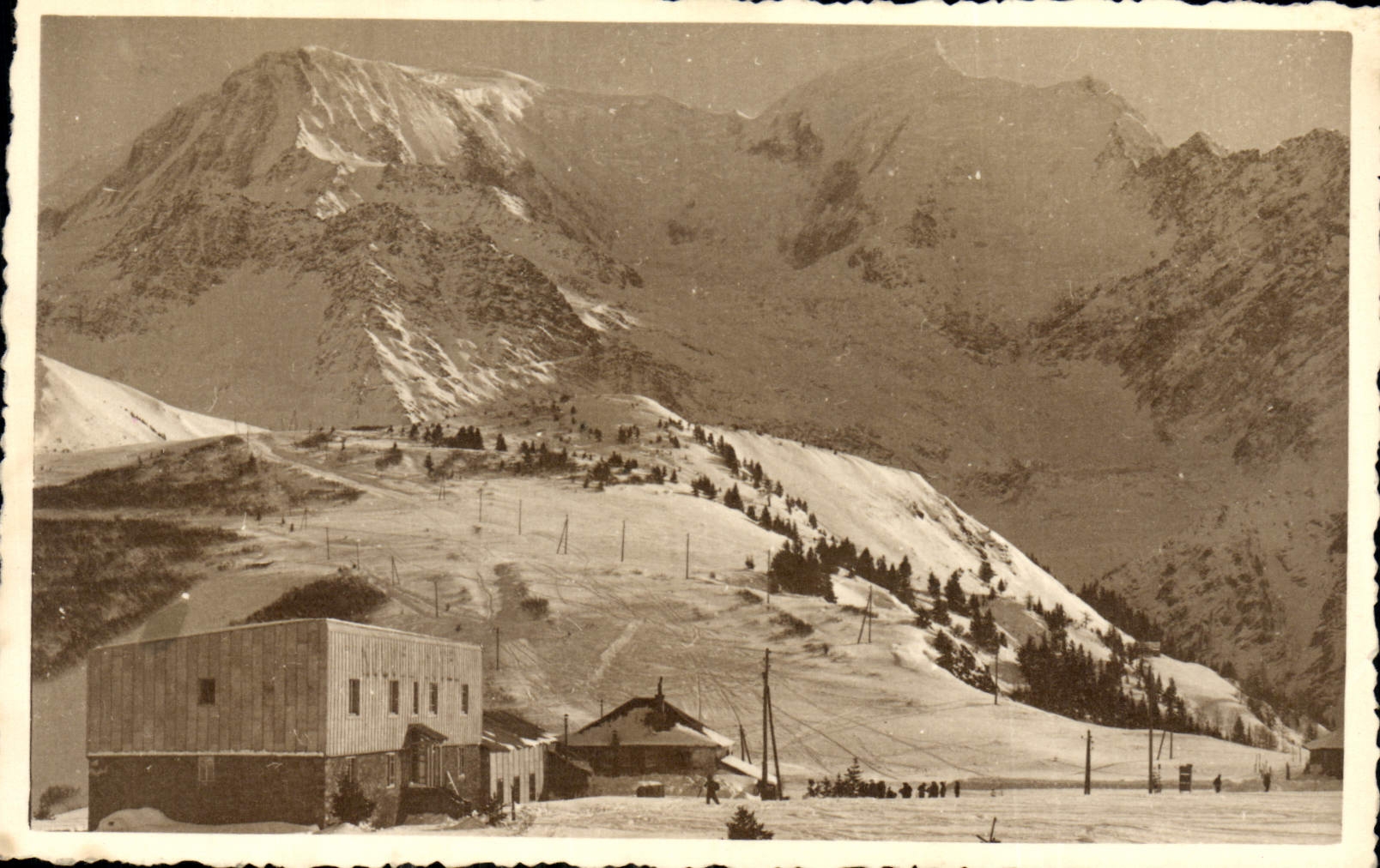 CARTE PHOTO col de la Voza