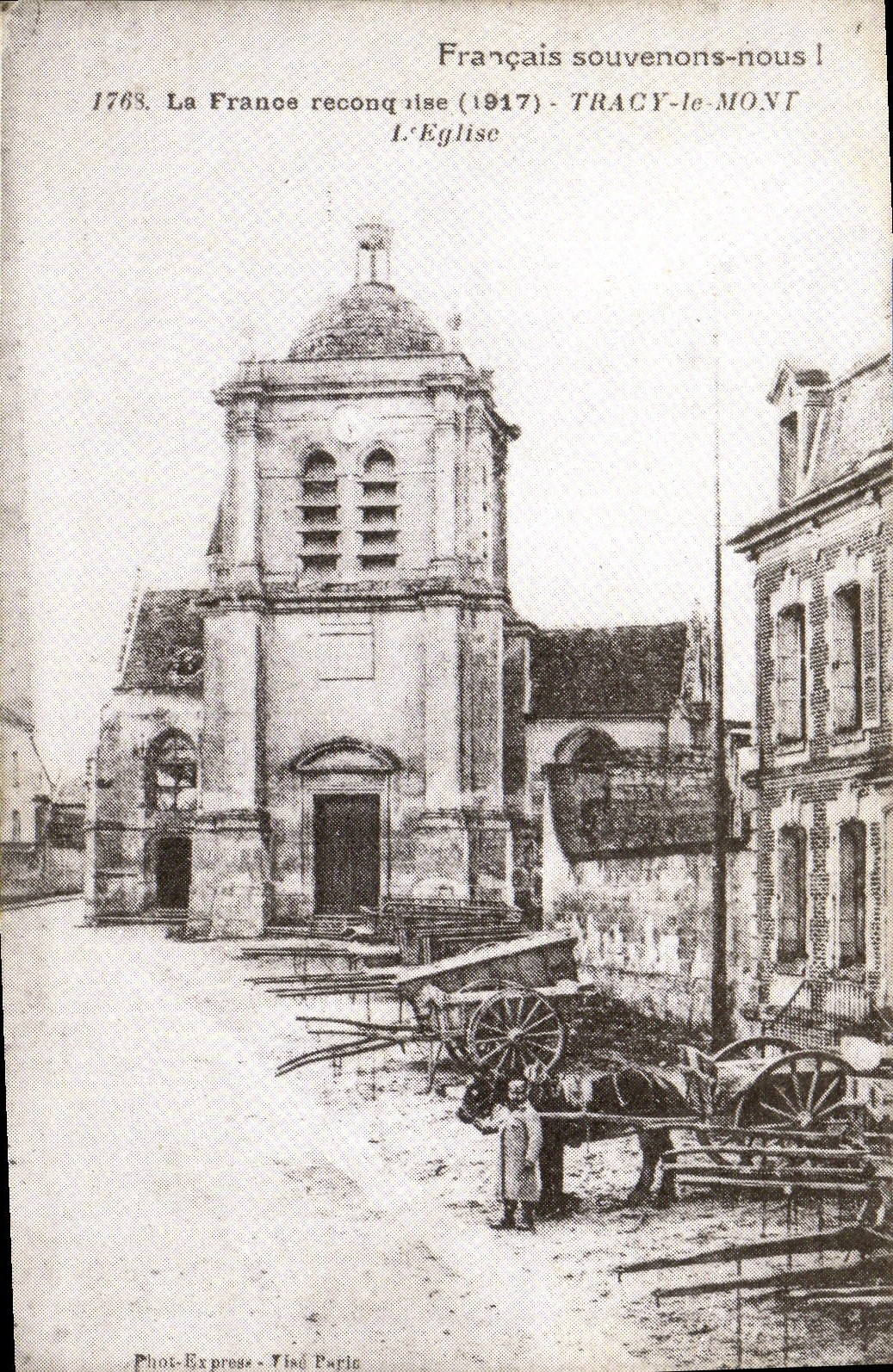 REPRO Tracy le Mont L'Eglise Militaria