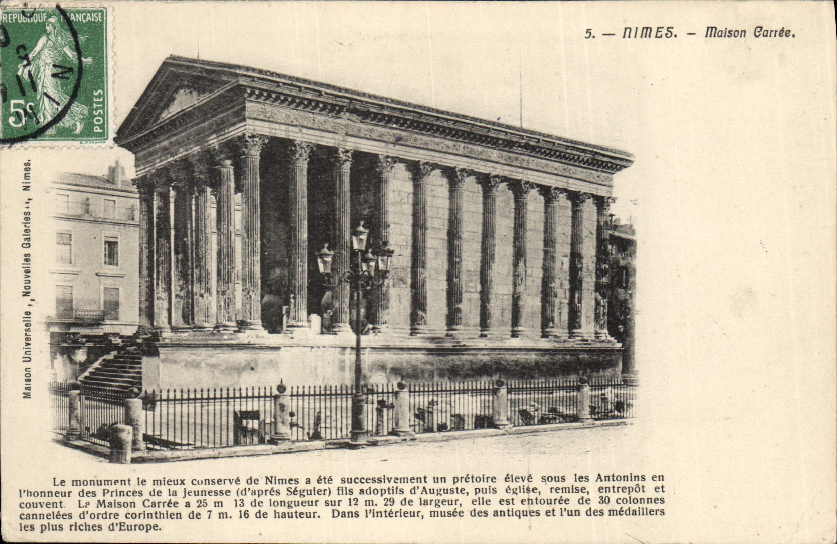 CPA Nimes Maison Carree 