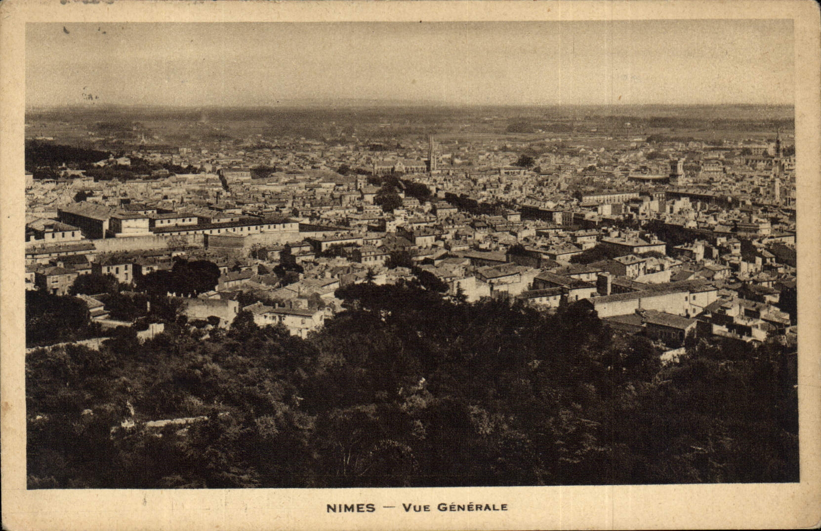 CPA Nimes Vue generale 